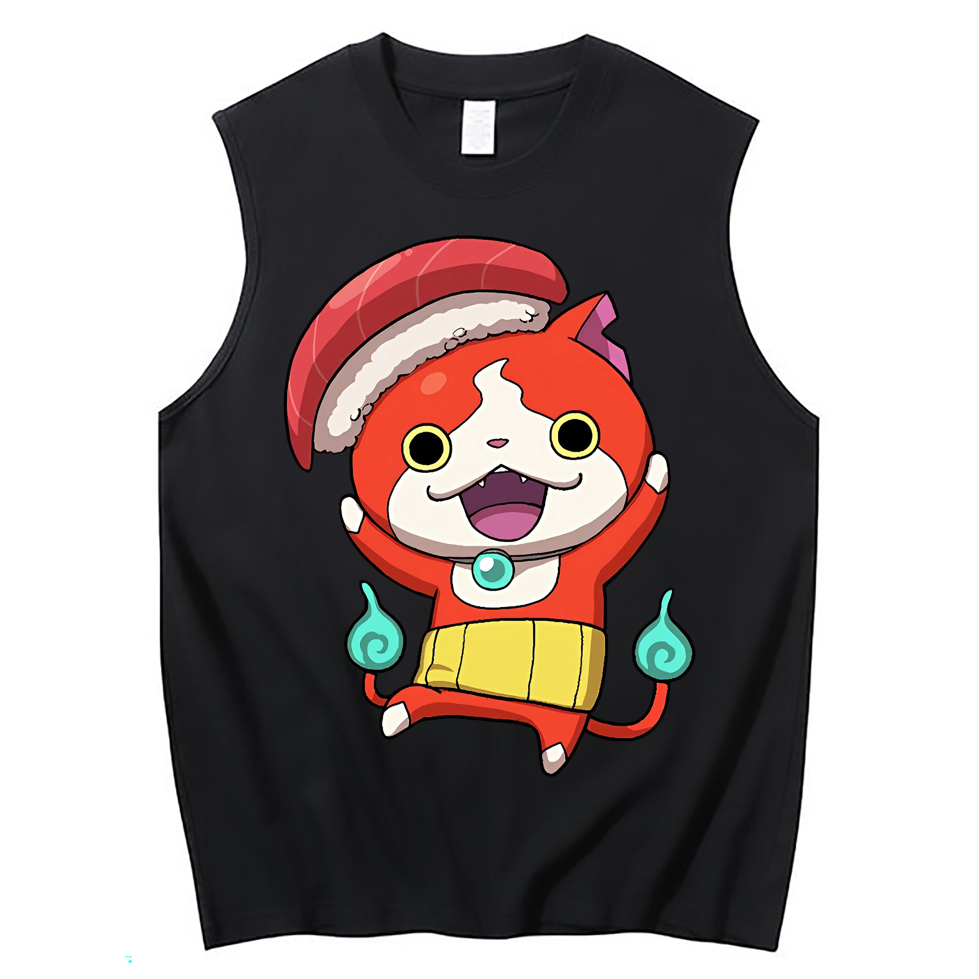 （画像用） 妖怪ウォッチ Yo-kai Watch コットン100％タンクトップ（フロントプリント）