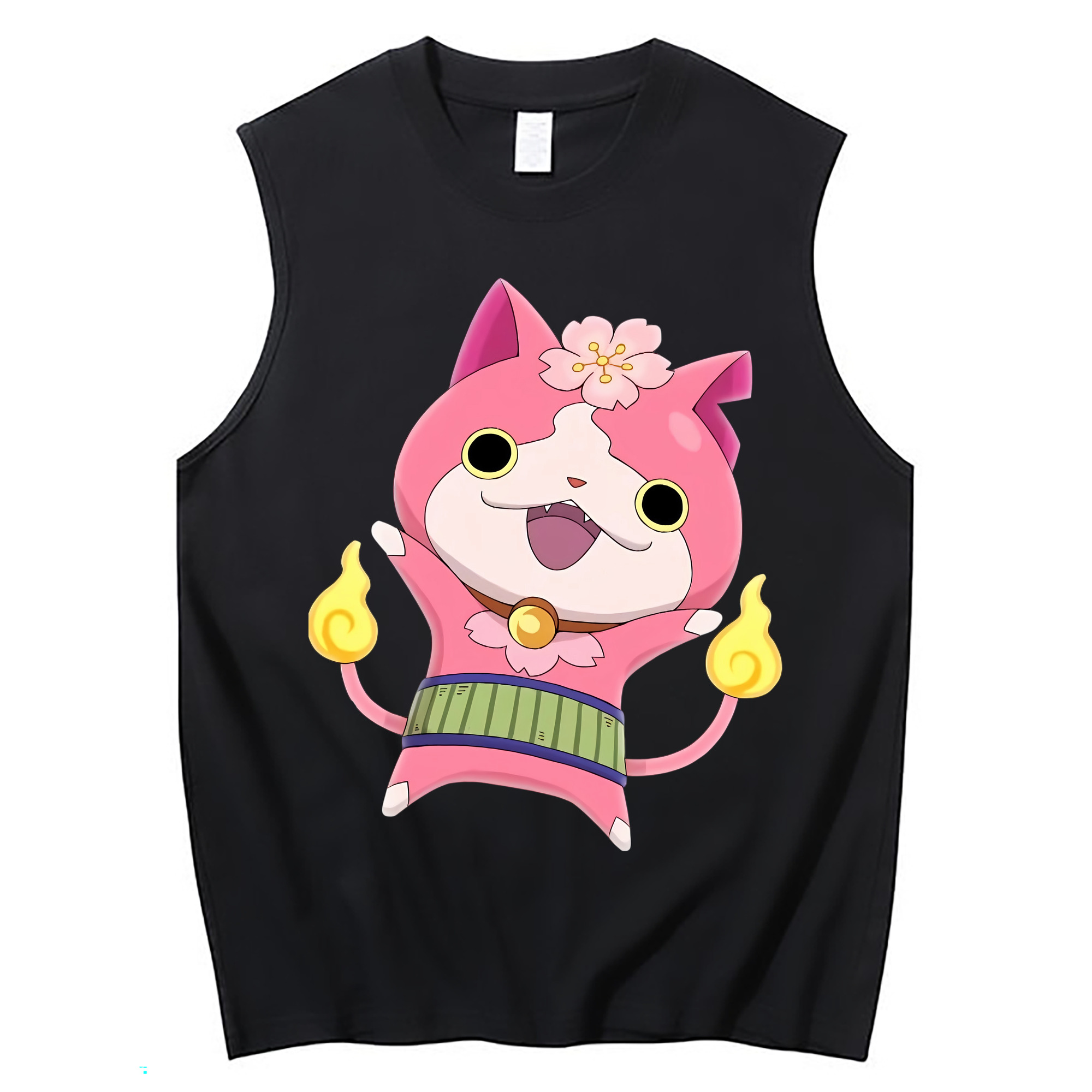 （画像用） 妖怪ウォッチ Yo-kai Watch コットン100％タンクトップ（フロントプリント）