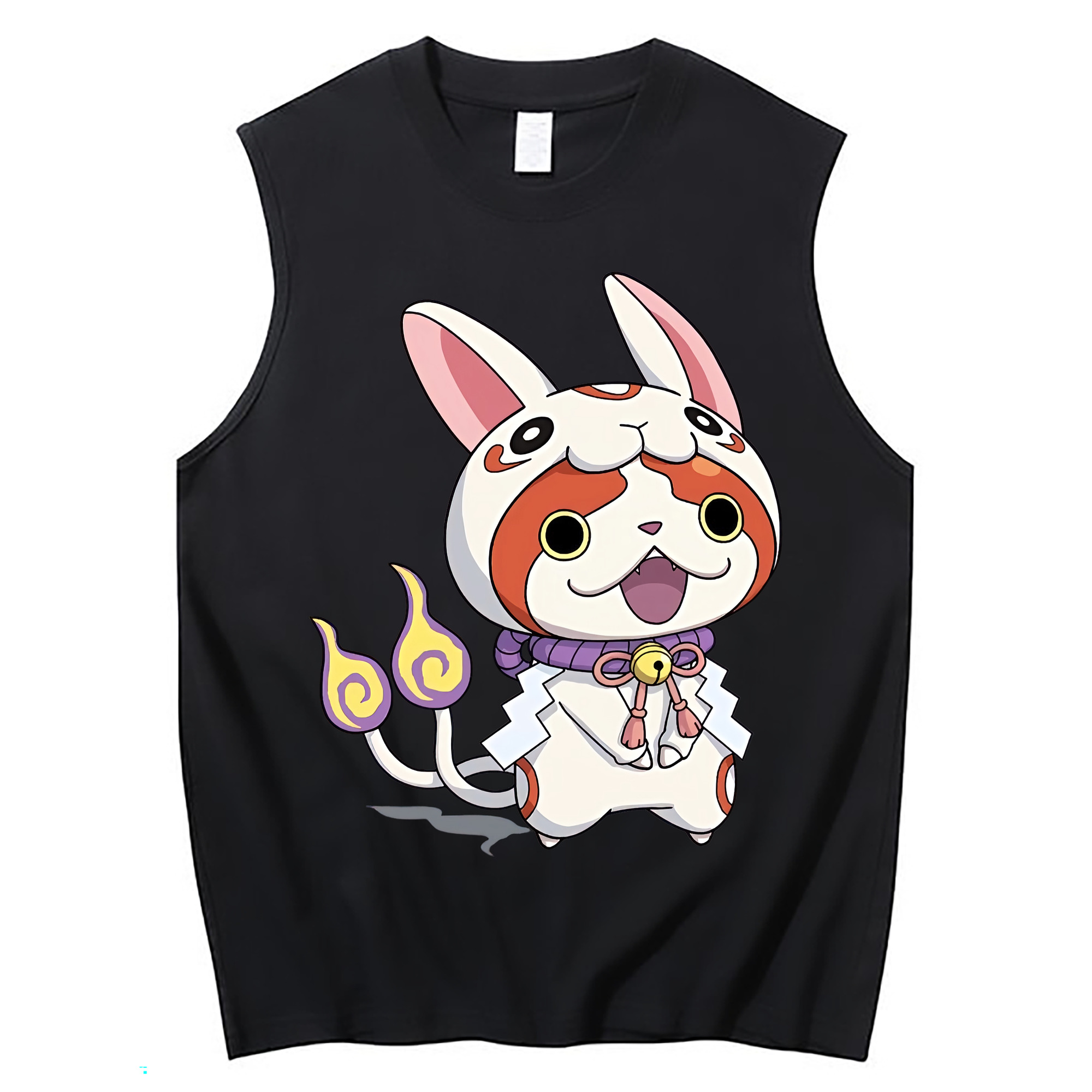 （画像用） 妖怪ウォッチ Yo-kai Watch コットン100％タンクトップ（フロントプリント）