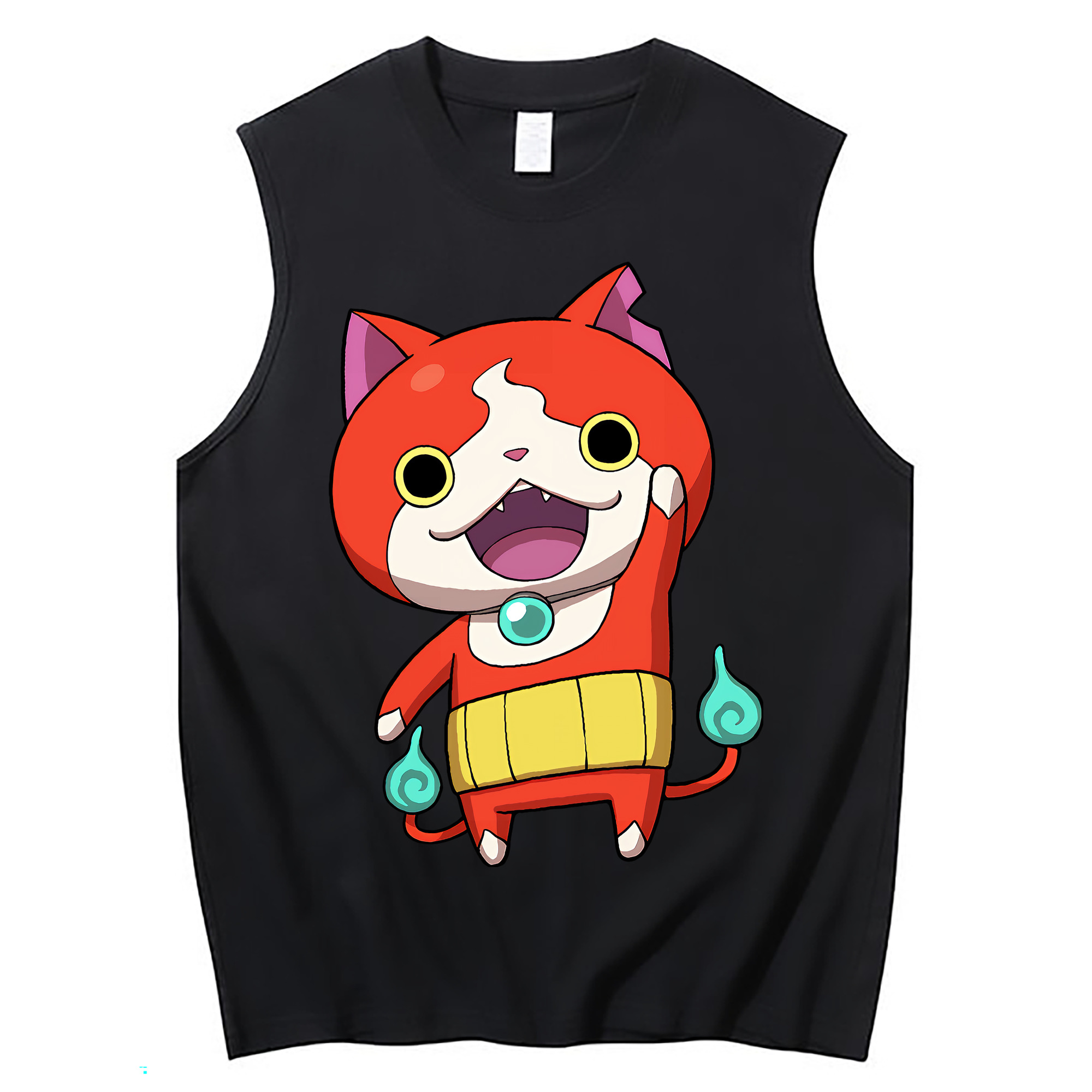 （画像用） 妖怪ウォッチ Yo-kai Watch コットン100％タンクトップ（フロントプリント）