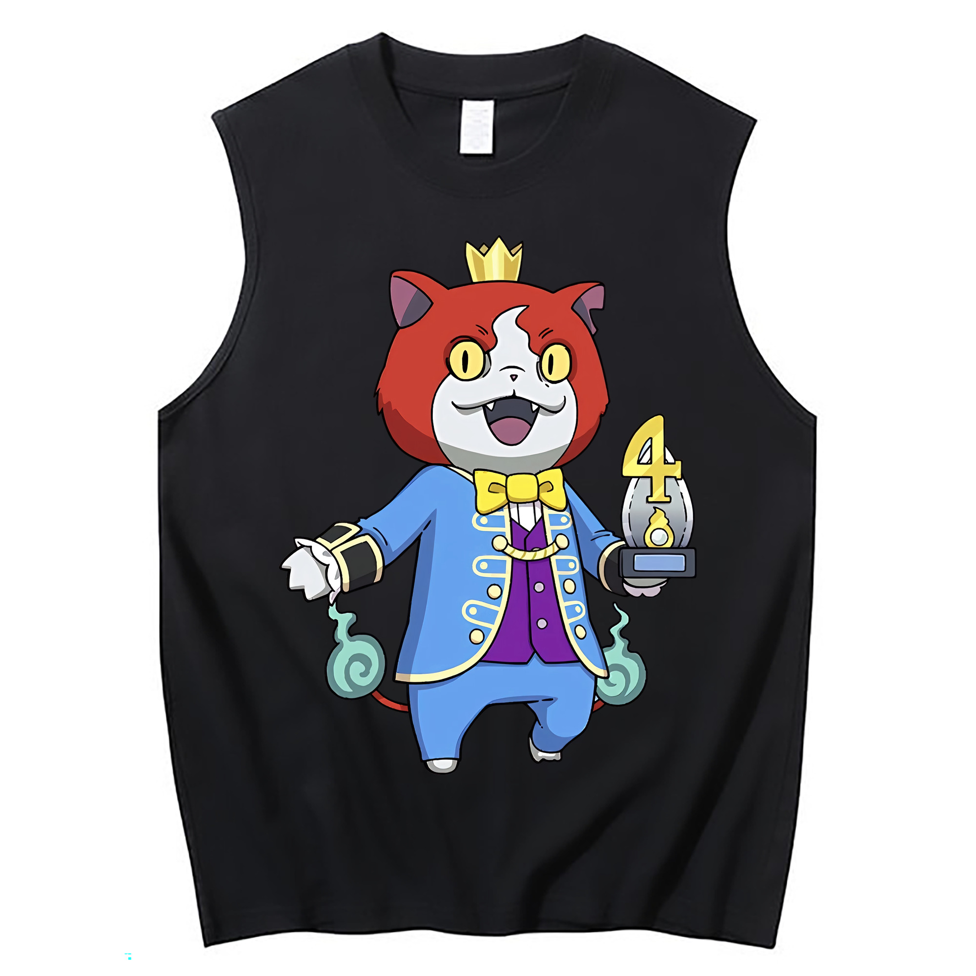 （画像用） 妖怪ウォッチ Yo-kai Watch コットン100％タンクトップ（フロントプリント）