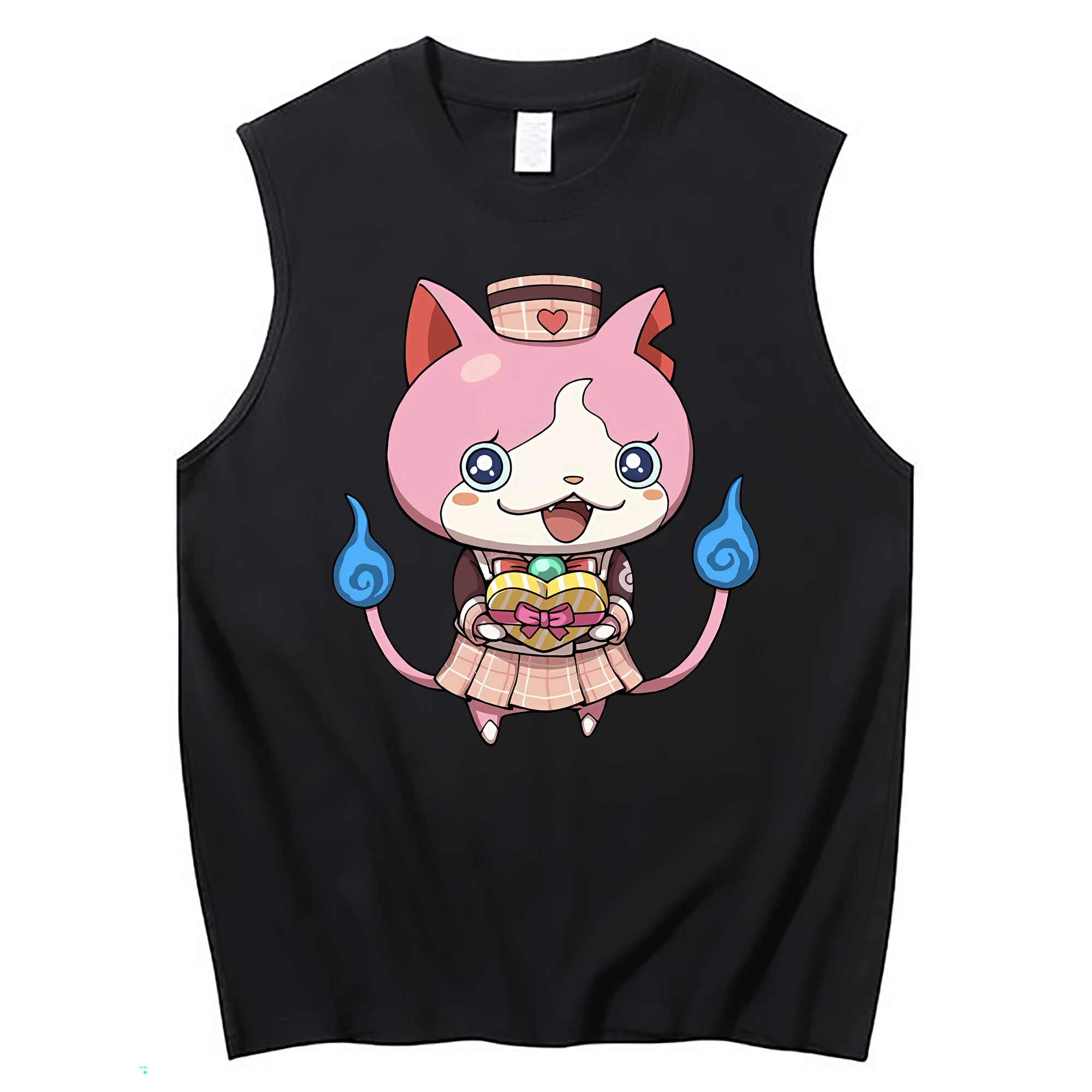 （画像用） 妖怪ウォッチ Yo-kai Watch コットン100％タンクトップ（フロントプリント）