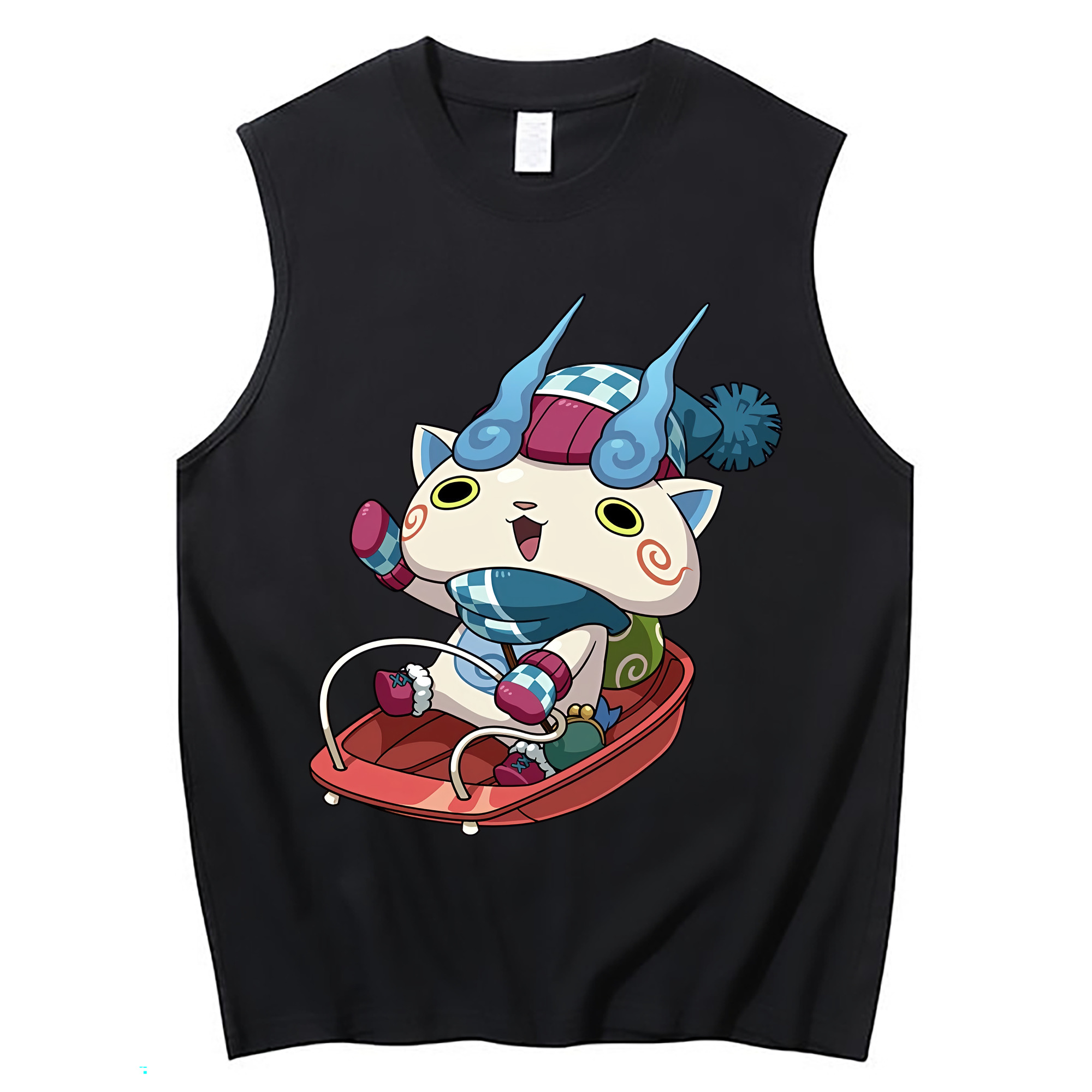 （画像用） 妖怪ウォッチ Yo-kai Watch コットン100％タンクトップ（フロントプリント）