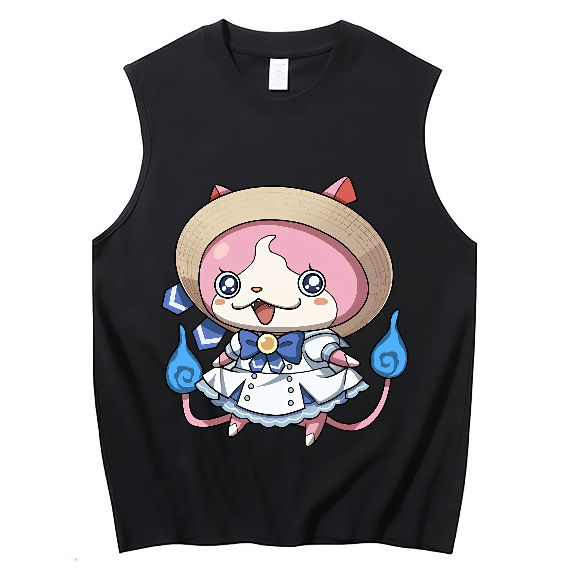（画像用） 妖怪ウォッチ Yo-kai Watch コットン100％タンクトップ（フロントプリント）