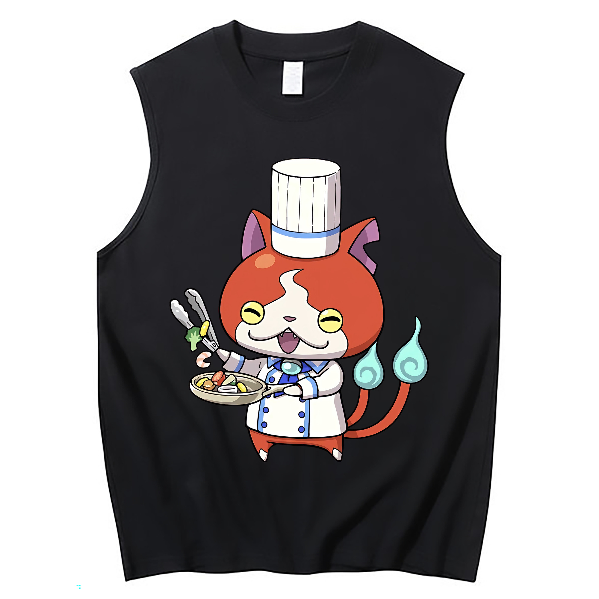（画像用） 妖怪ウォッチ Yo-kai Watch コットン100％タンクトップ（フロントプリント）