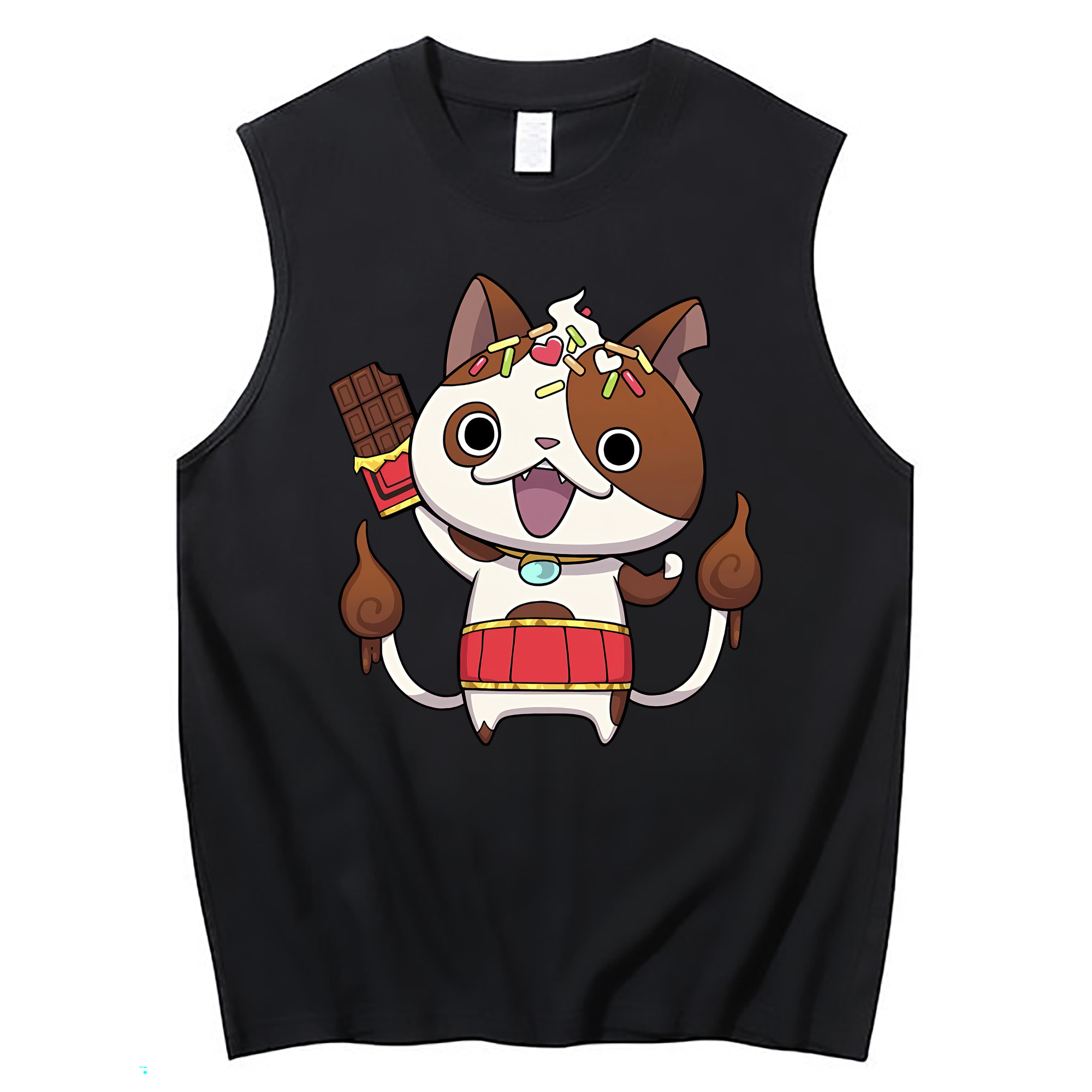 （画像用） 妖怪ウォッチ Yo-kai Watch コットン100％タンクトップ（フロントプリント）