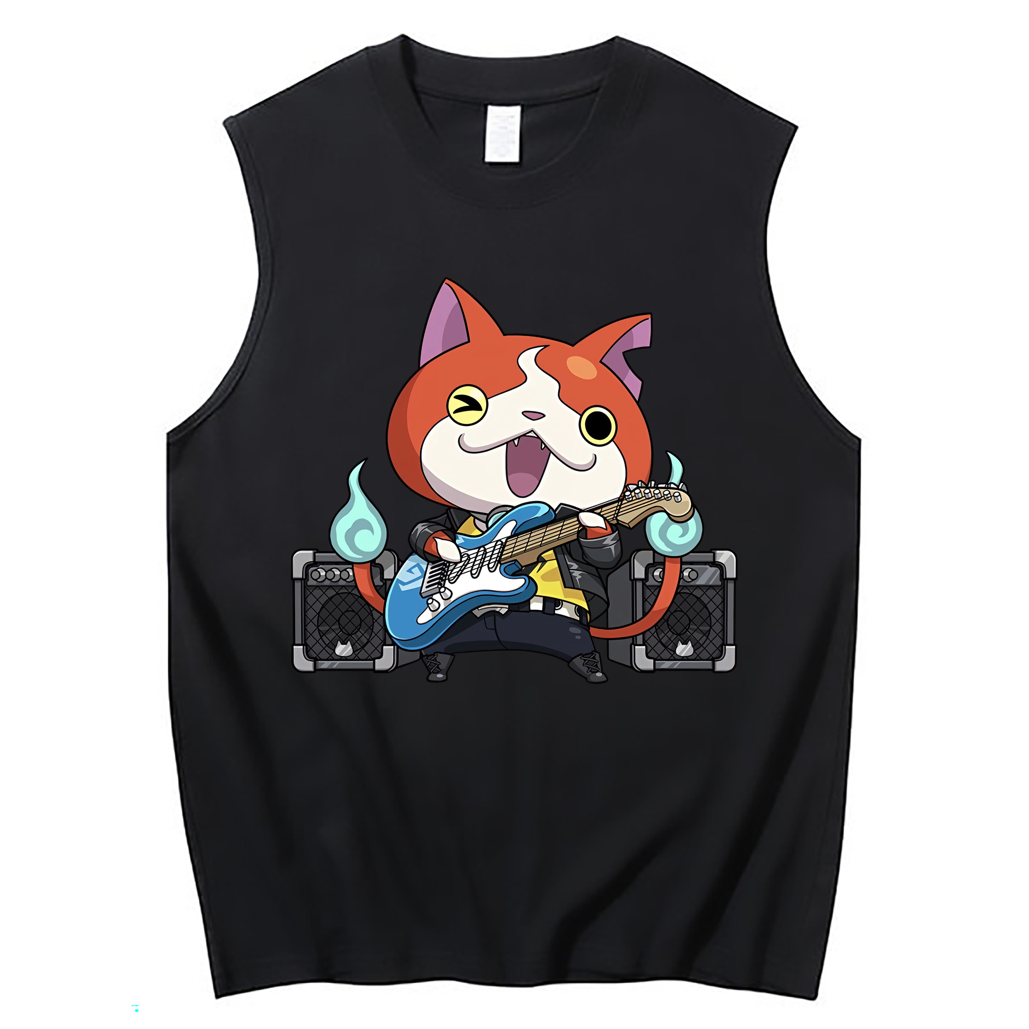 （画像用） 妖怪ウォッチ Yo-kai Watch コットン100％タンクトップ（フロントプリント）