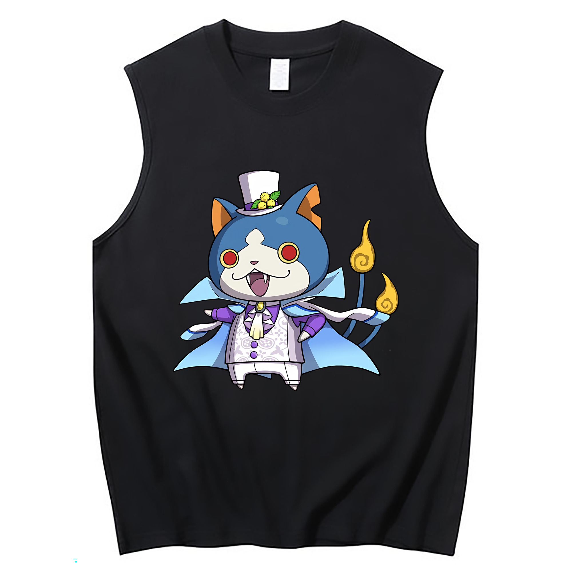（画像用） 妖怪ウォッチ Yo-kai Watch コットン100％タンクトップ（フロントプリント）