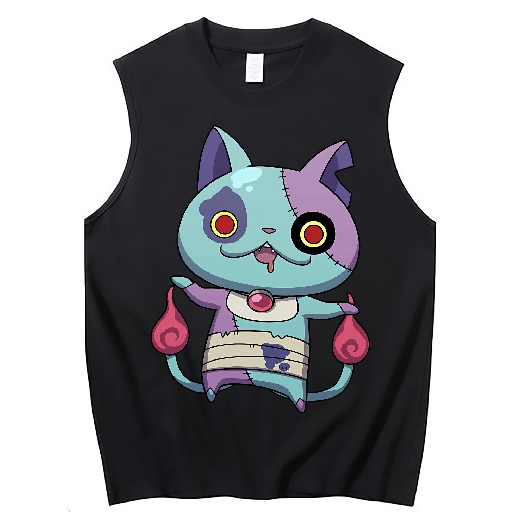 （画像用） 妖怪ウォッチ Yo-kai Watch コットン100％タンクトップ（フロントプリント）