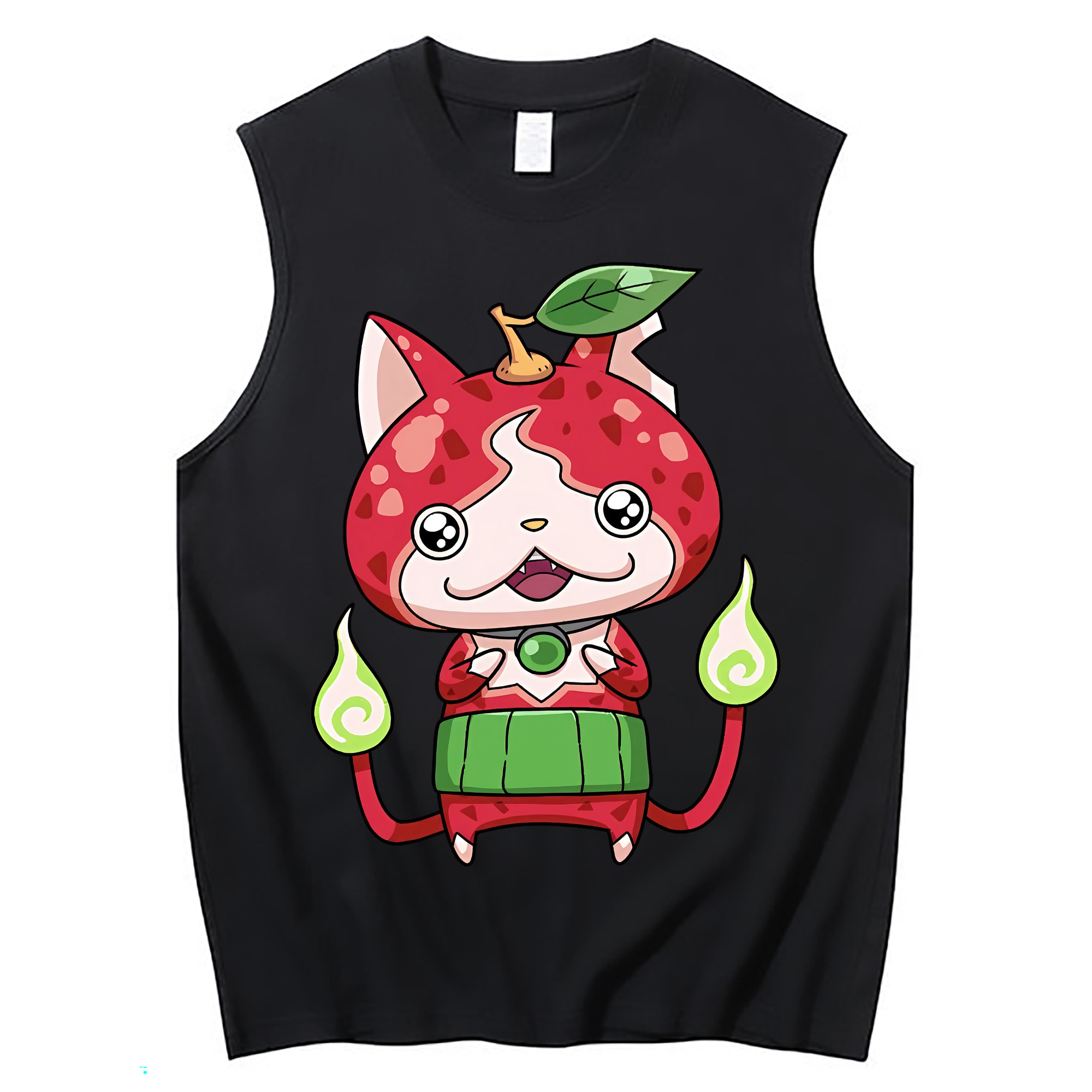 （画像用） 妖怪ウォッチ Yo-kai Watch コットン100％タンクトップ（フロントプリント）