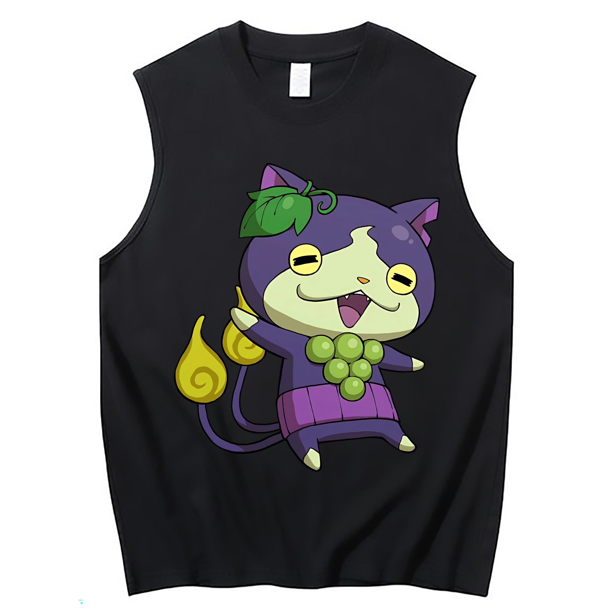 （画像用） 妖怪ウォッチ Yo-kai Watch コットン100％タンクトップ（フロントプリント）