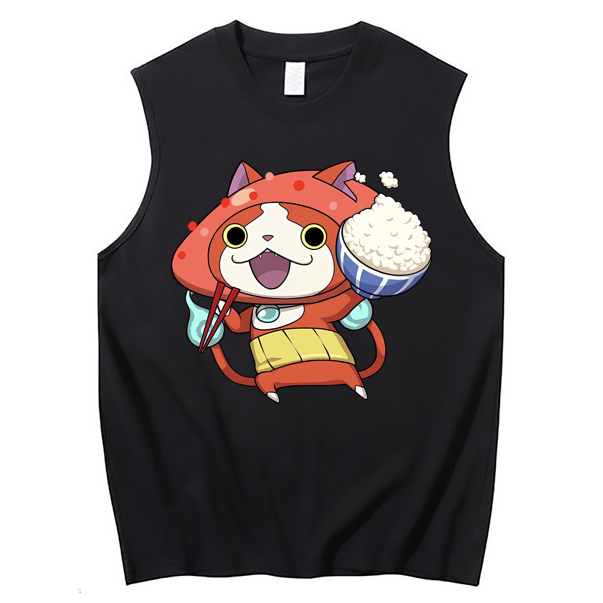 （画像用） 妖怪ウォッチ Yo-kai Watch コットン100％タンクトップ（フロントプリント）