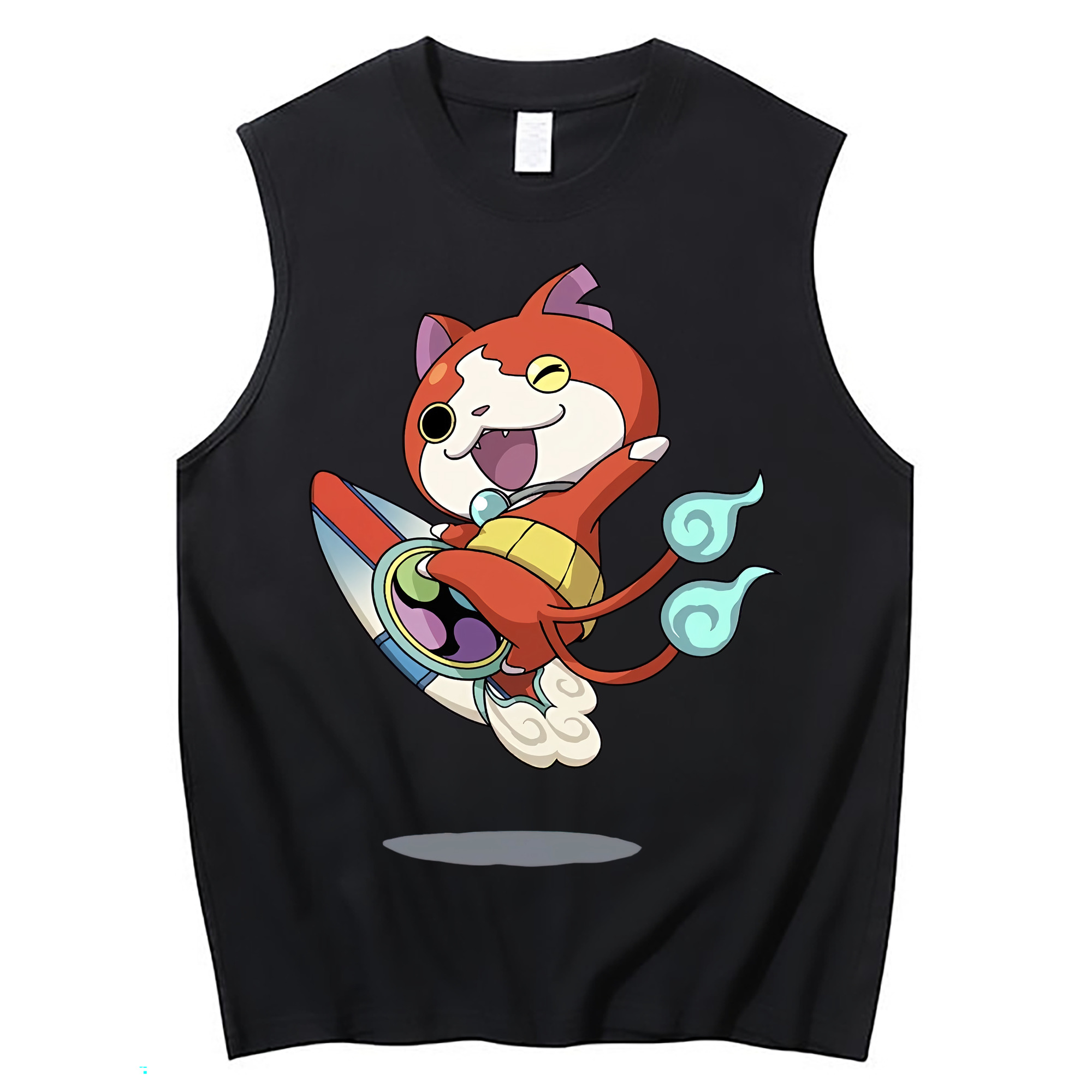 （画像用） 妖怪ウォッチ Yo-kai Watch コットン100％タンクトップ（フロントプリント）