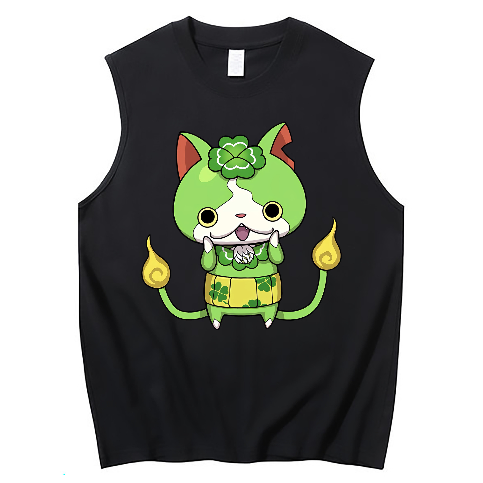 （画像用） 妖怪ウォッチ Yo-kai Watch コットン100％タンクトップ（フロントプリント）