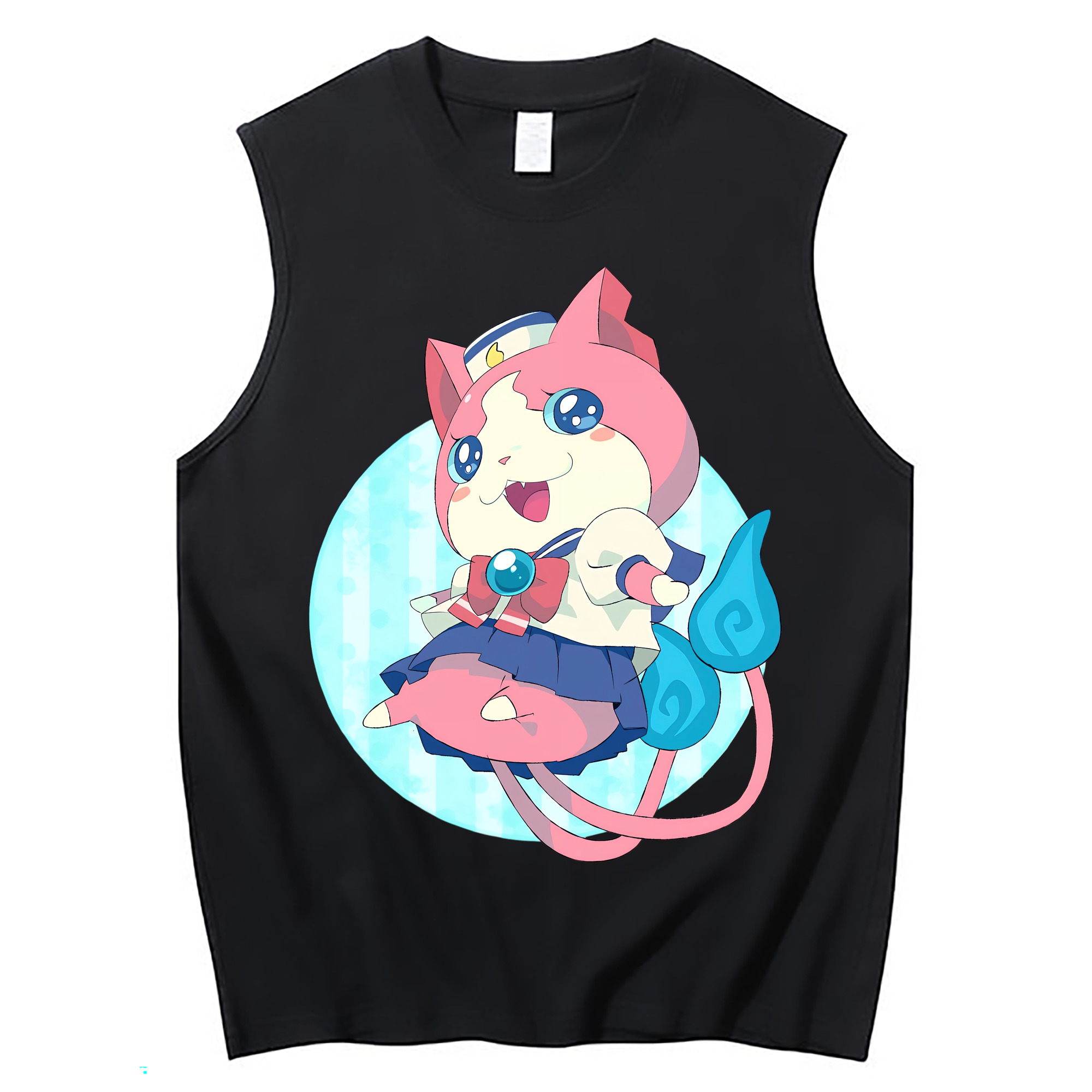 （画像用） 妖怪ウォッチ Yo-kai Watch コットン100％タンクトップ（フロントプリント）