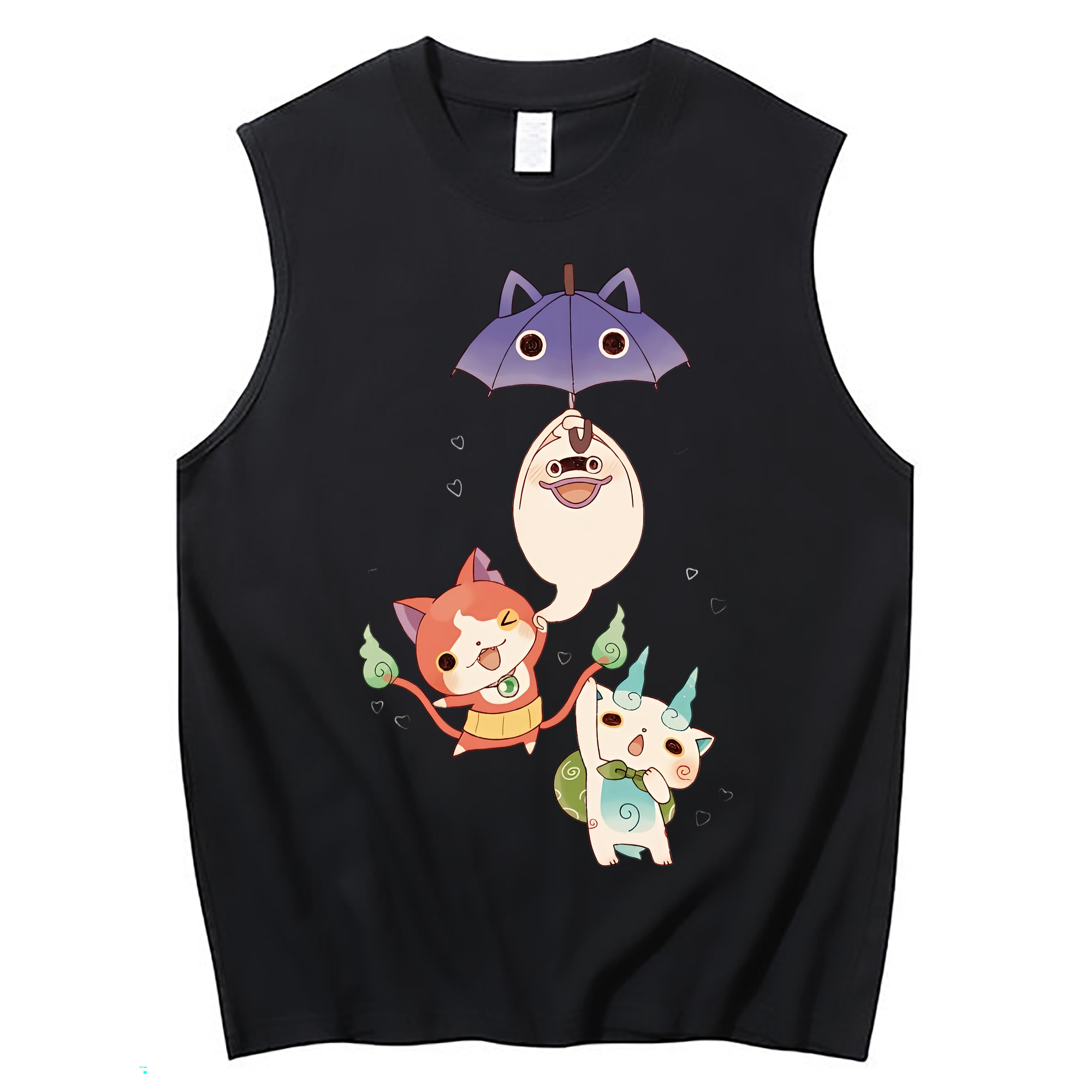 （画像用） 妖怪ウォッチ Yo-kai Watch コットン100％タンクトップ（フロントプリント）