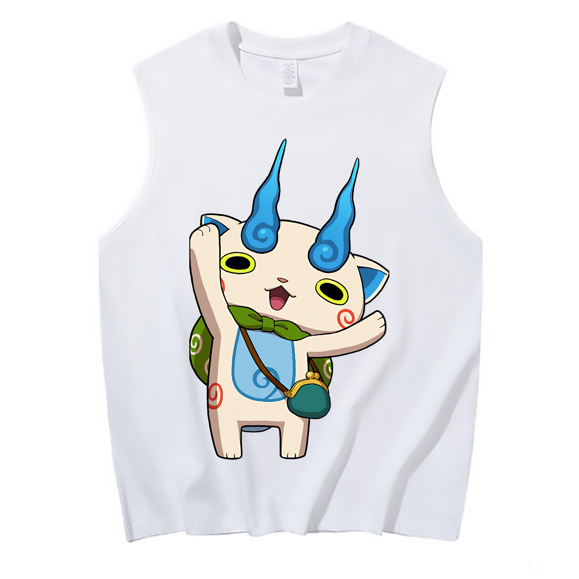 （画像用） 妖怪ウォッチ Yo-kai Watch コットン100％タンクトップ（フロントプリント）