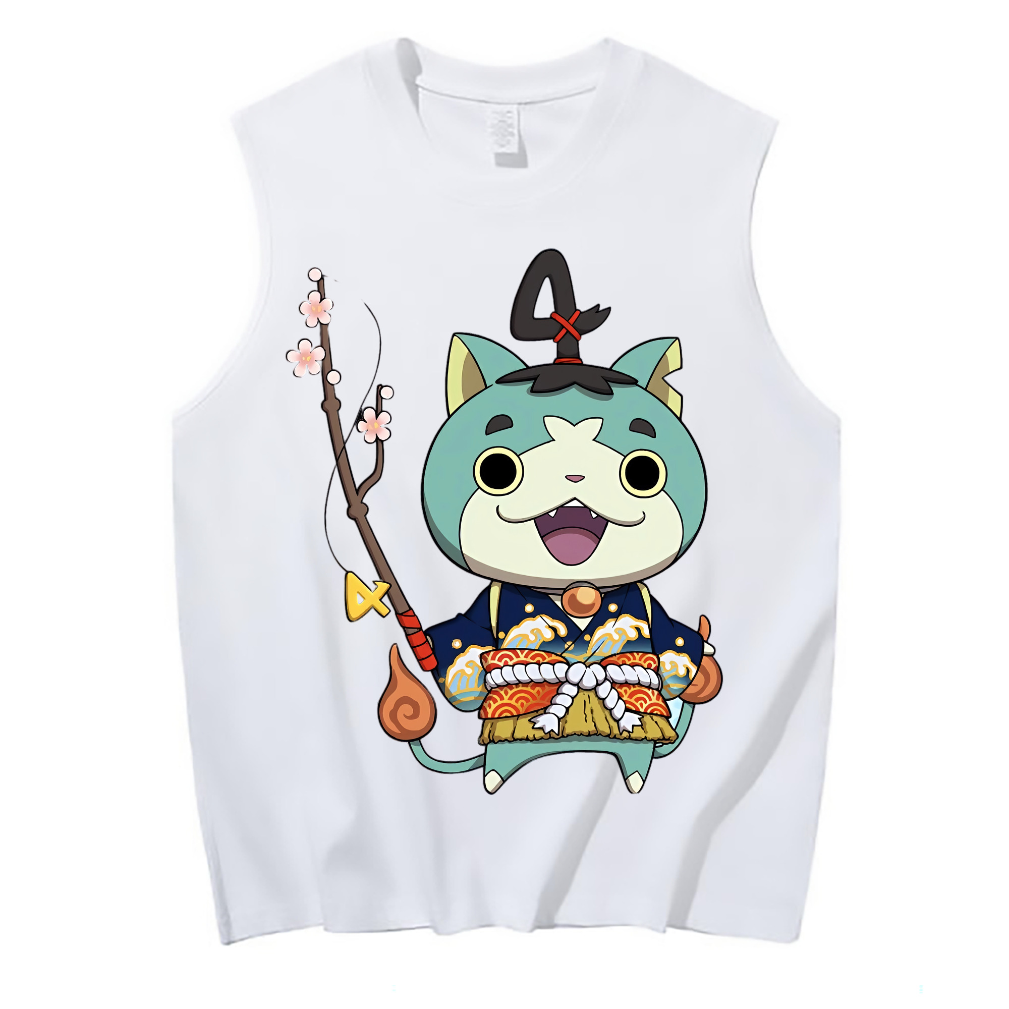 （画像用） 妖怪ウォッチ Yo-kai Watch コットン100％タンクトップ（フロントプリント）