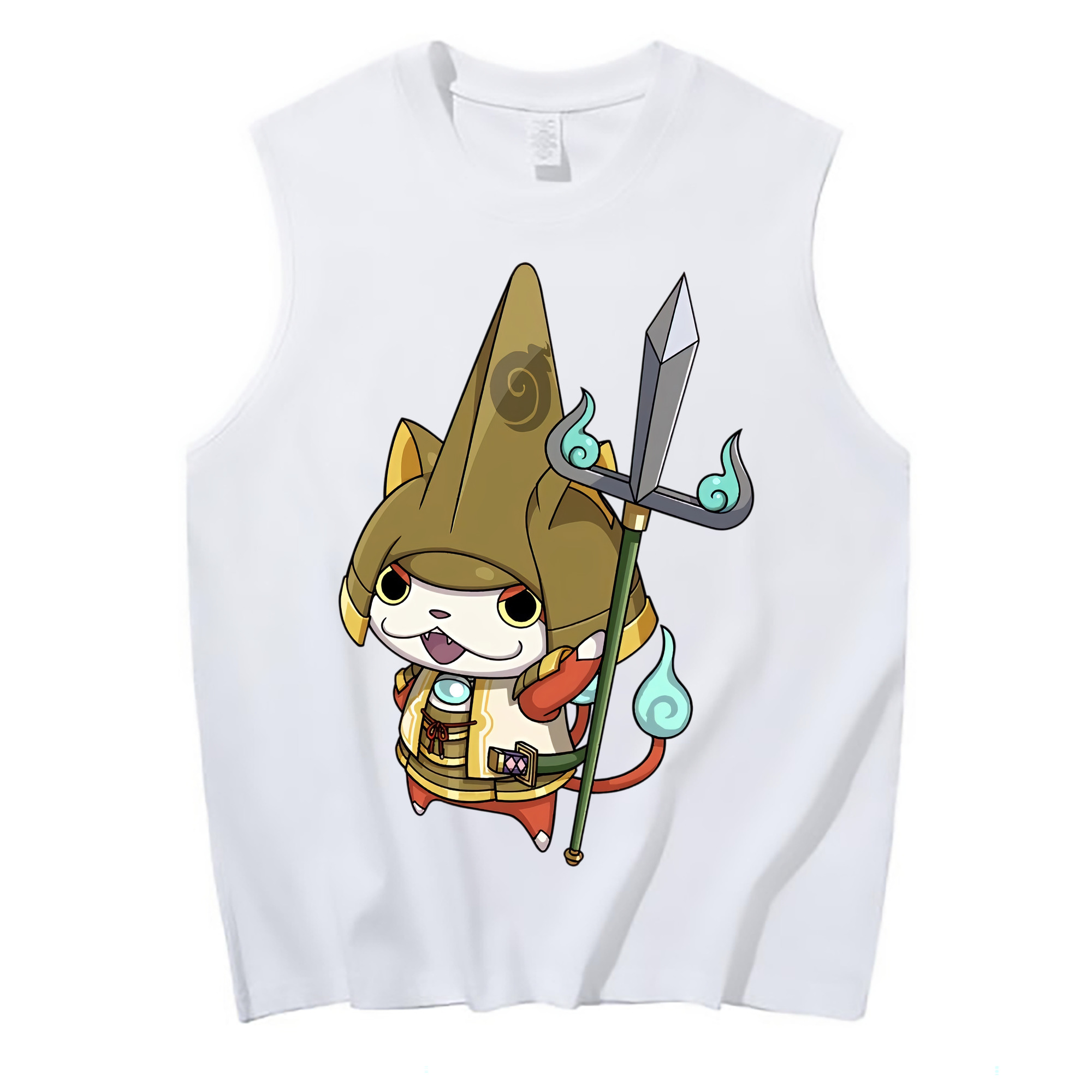 （画像用） 妖怪ウォッチ Yo-kai Watch コットン100％タンクトップ（フロントプリント）
