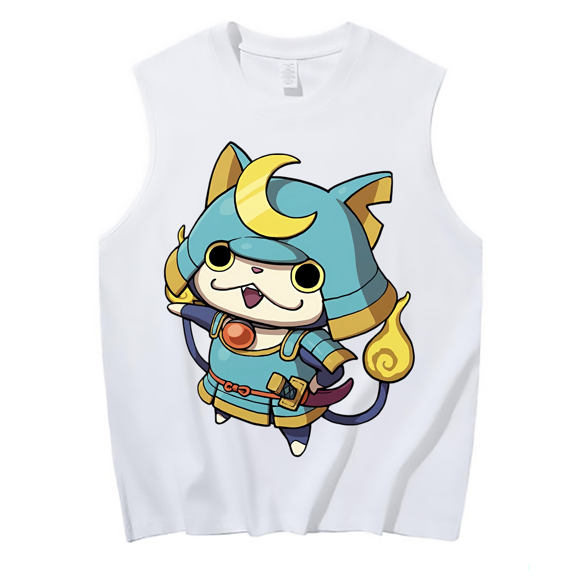 （画像用） 妖怪ウォッチ Yo-kai Watch コットン100％タンクトップ（フロントプリント）