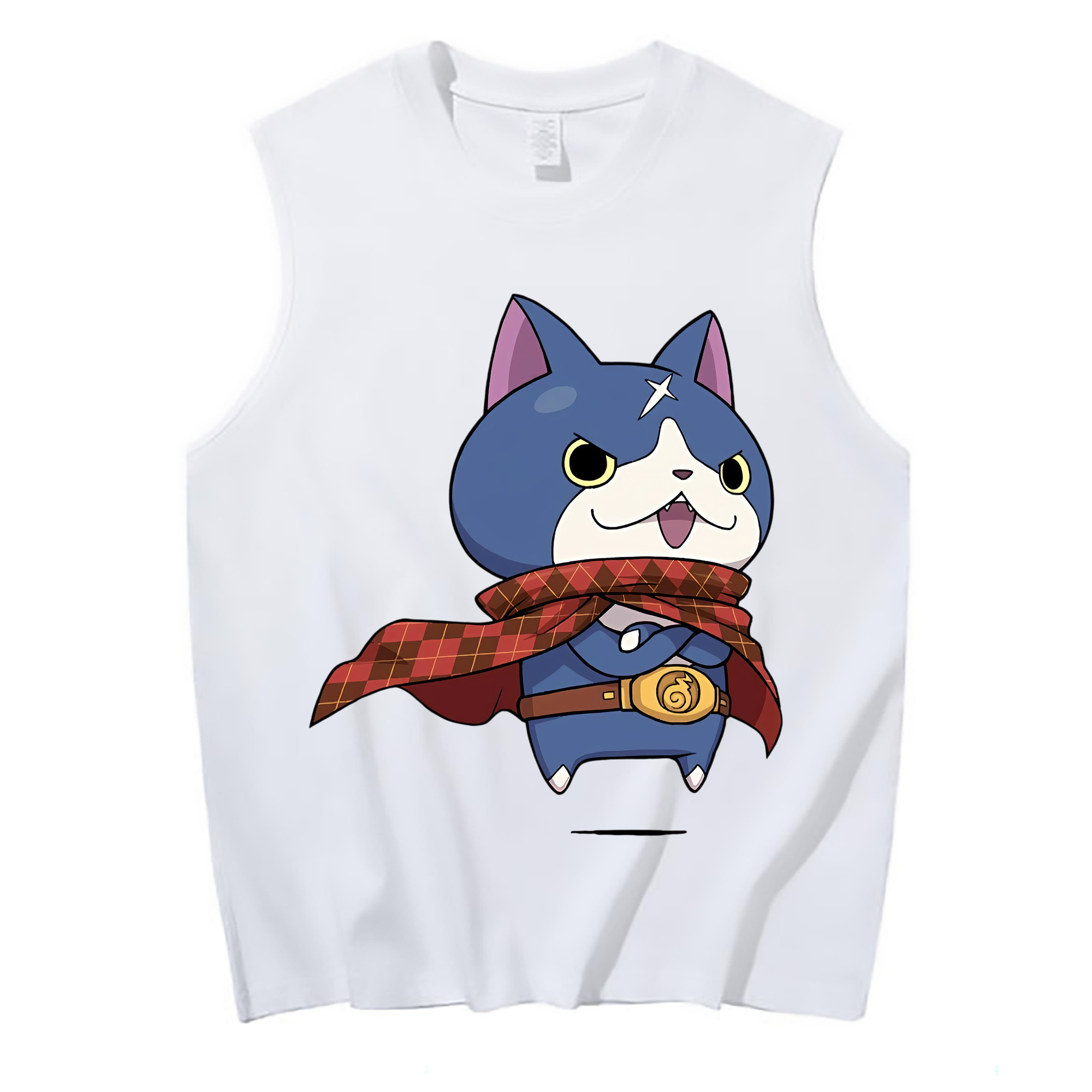 （画像用） 妖怪ウォッチ Yo-kai Watch コットン100％タンクトップ（フロントプリント）