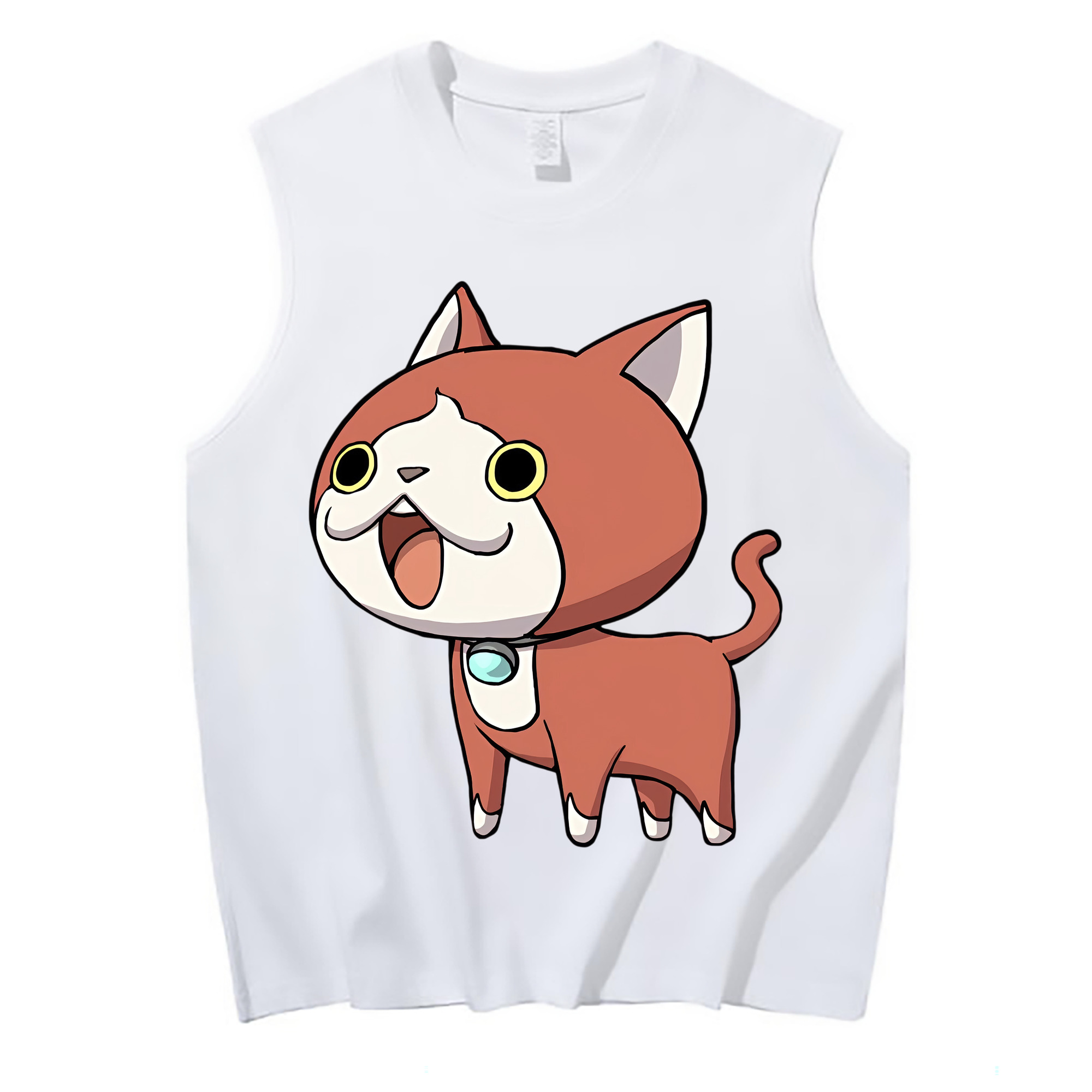 （画像用） 妖怪ウォッチ Yo-kai Watch コットン100％タンクトップ（フロントプリント）