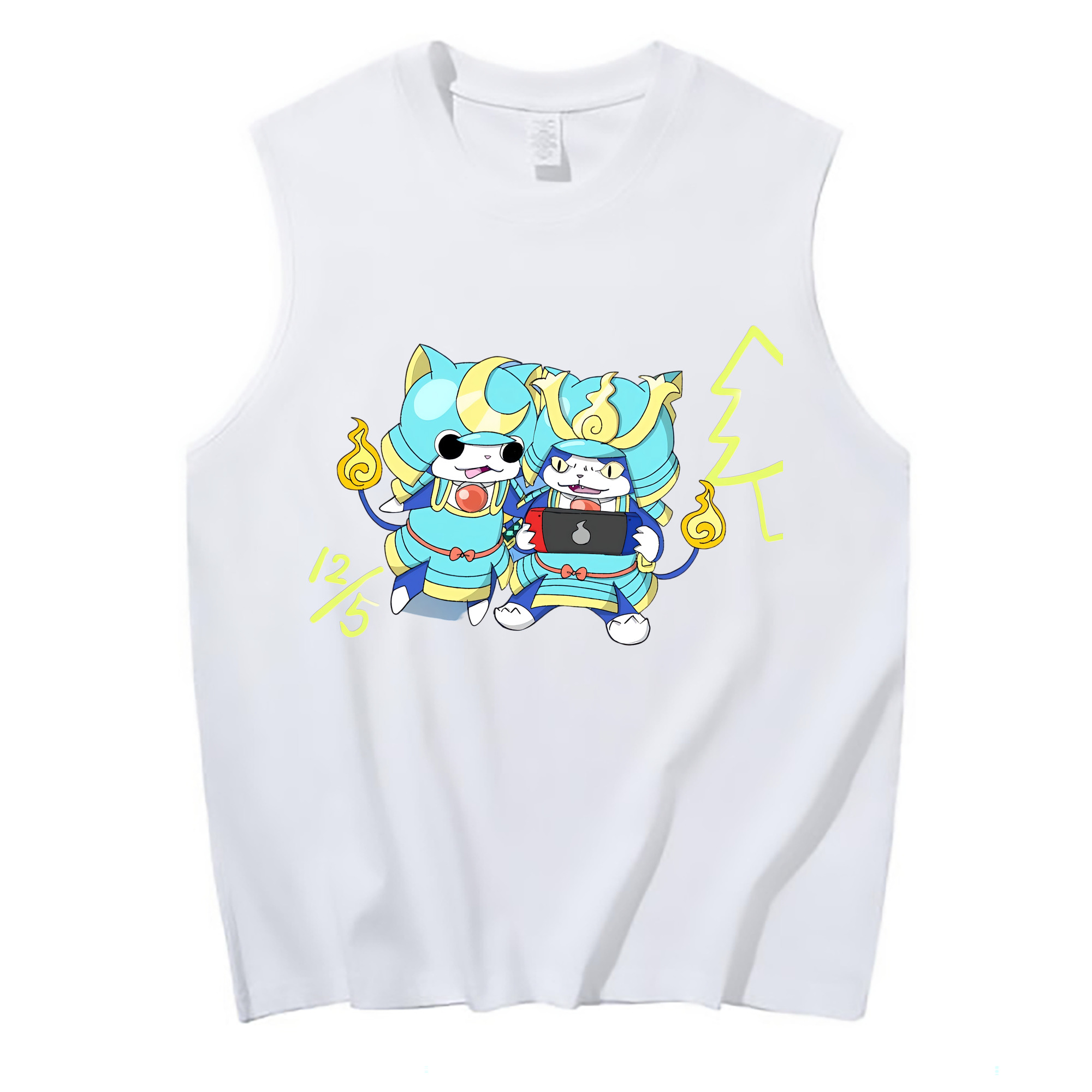 （画像用） 妖怪ウォッチ Yo-kai Watch コットン100％タンクトップ（フロントプリント）