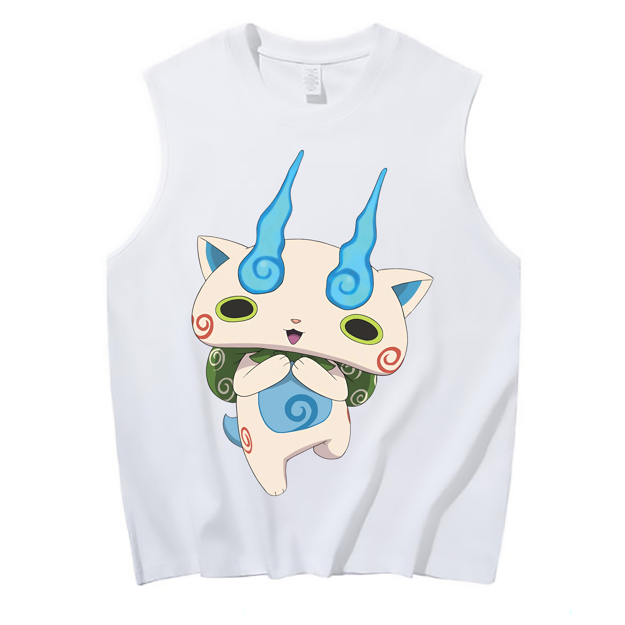 （画像用） 妖怪ウォッチ Yo-kai Watch コットン100％タンクトップ（フロントプリント）