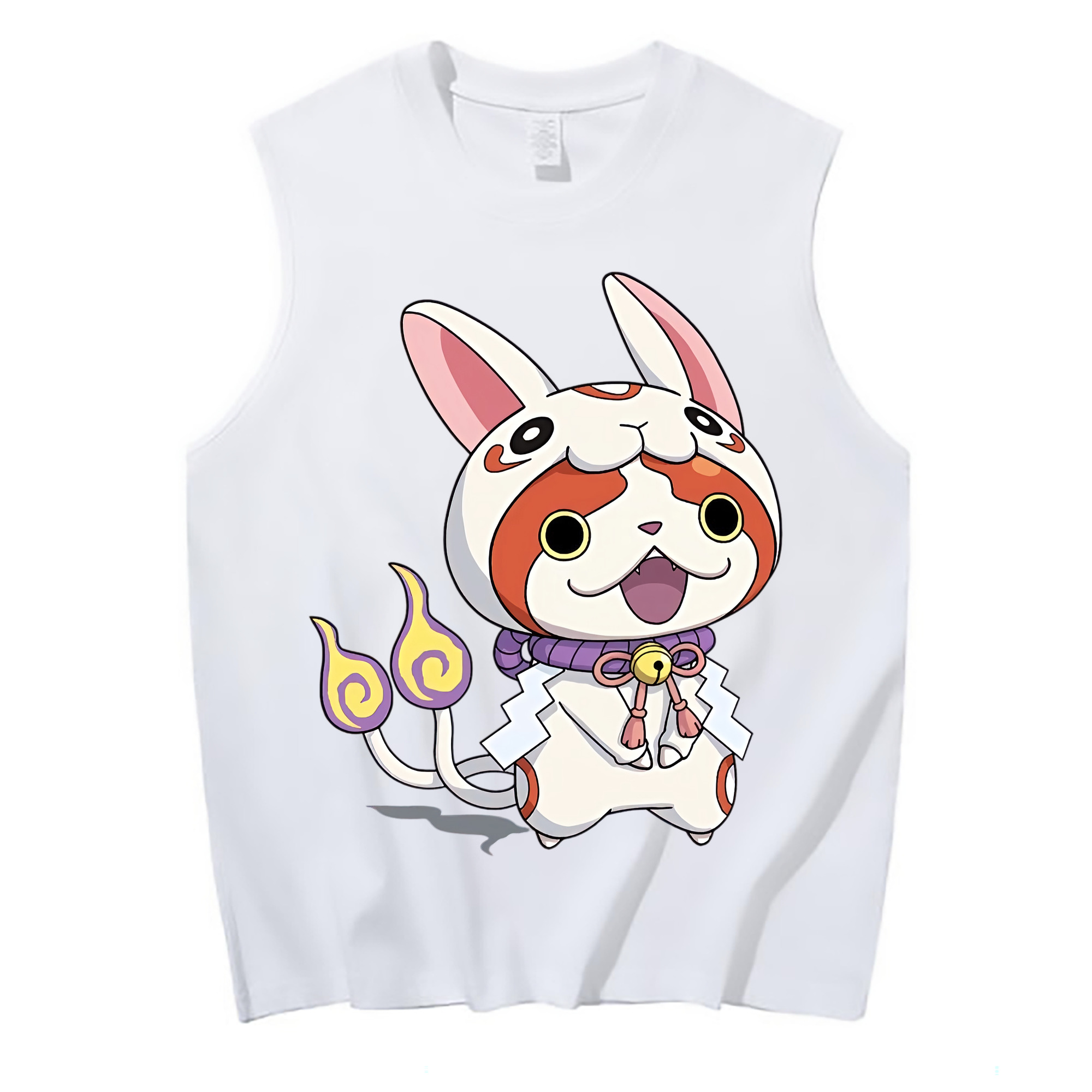 （画像用） 妖怪ウォッチ Yo-kai Watch コットン100％タンクトップ（フロントプリント）