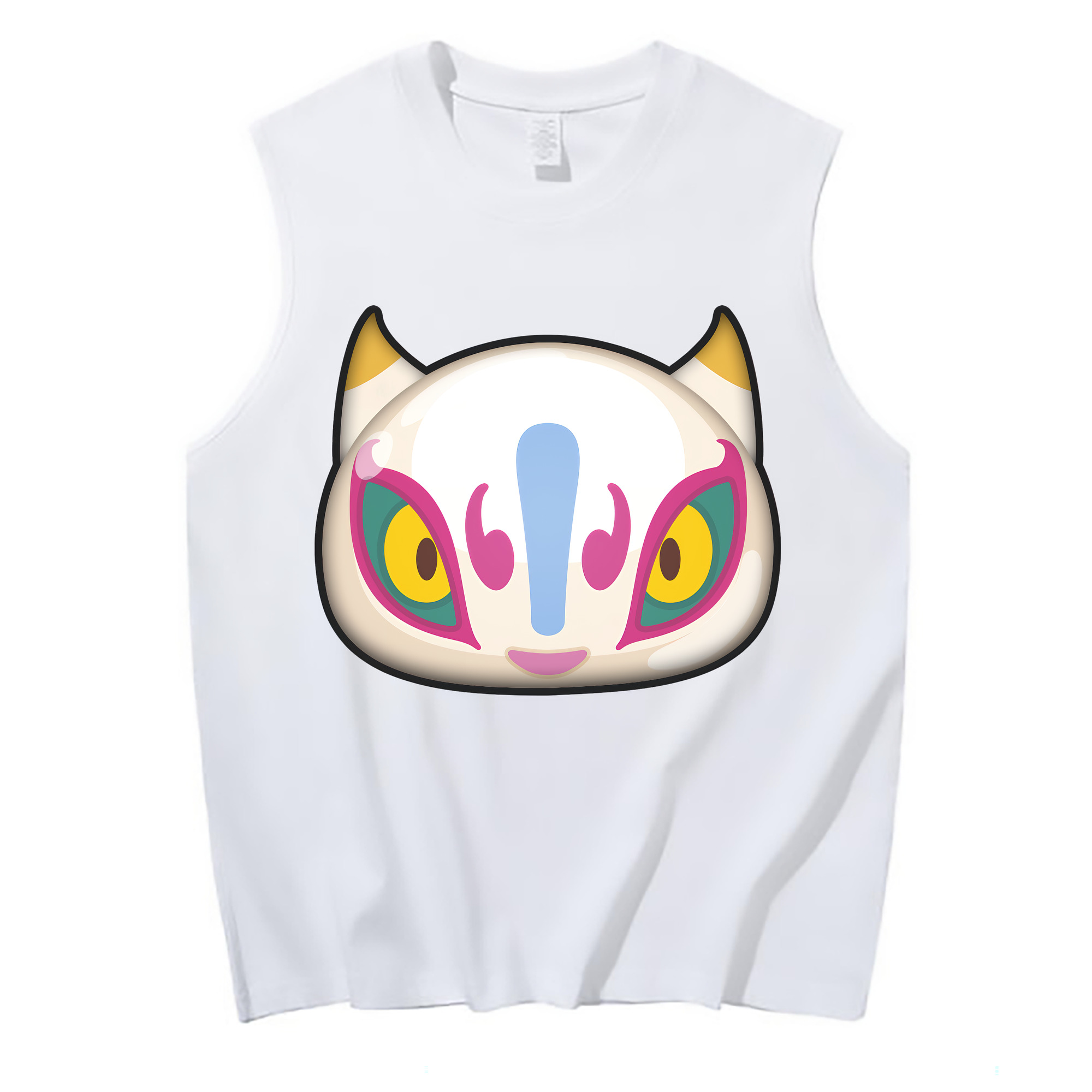 （画像用） 妖怪ウォッチ Yo-kai Watch コットン100％タンクトップ（フロントプリント）