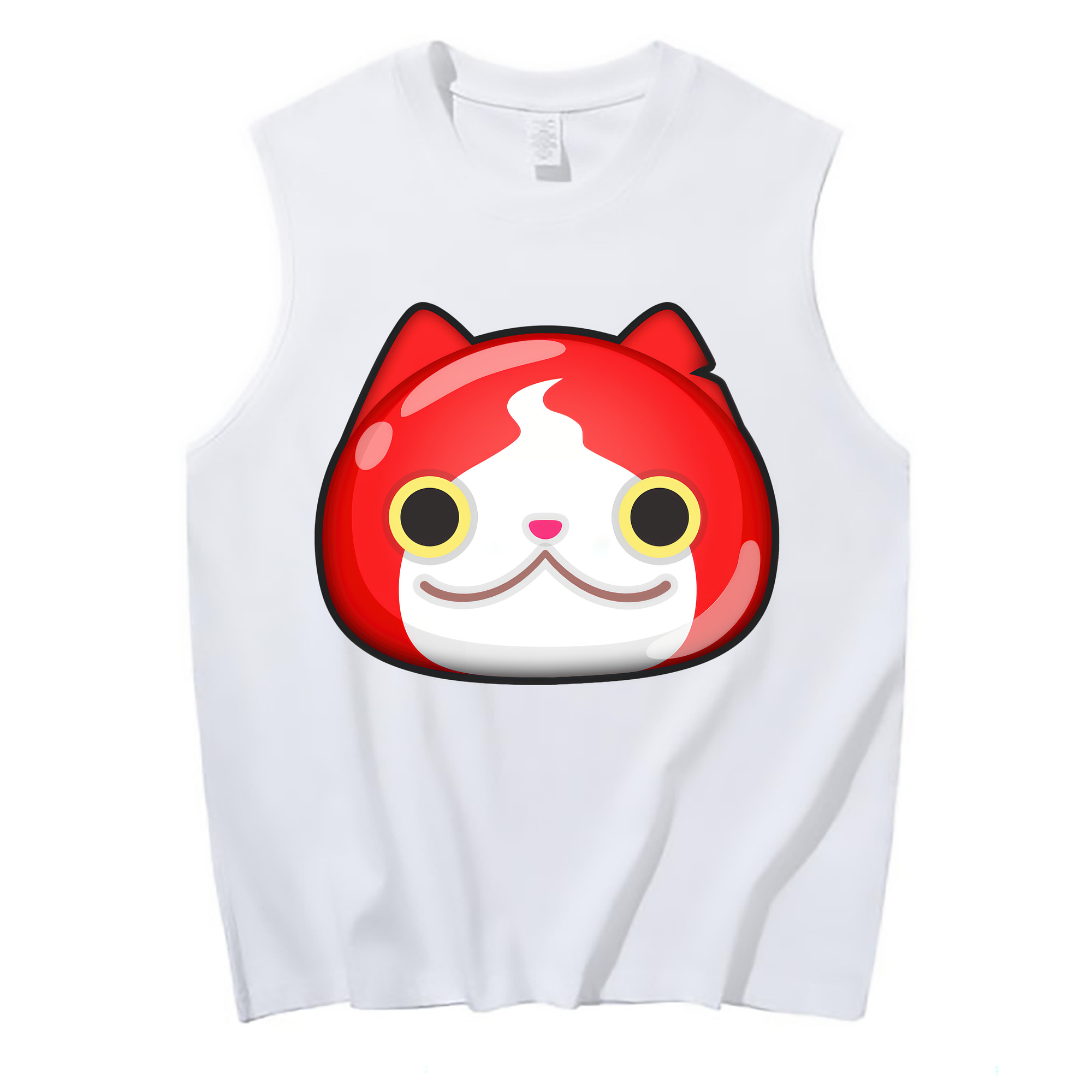 （画像用） 妖怪ウォッチ Yo-kai Watch コットン100％タンクトップ（フロントプリント）