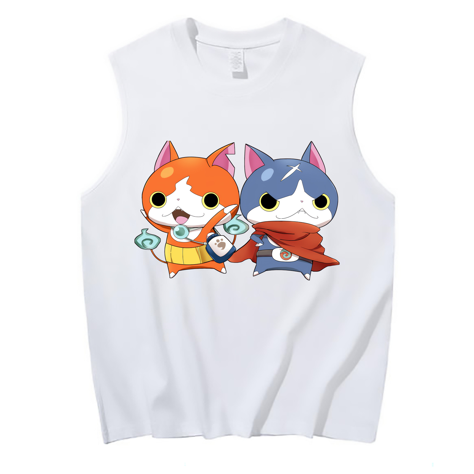 （画像用） 妖怪ウォッチ Yo-kai Watch コットン100％タンクトップ（フロントプリント）