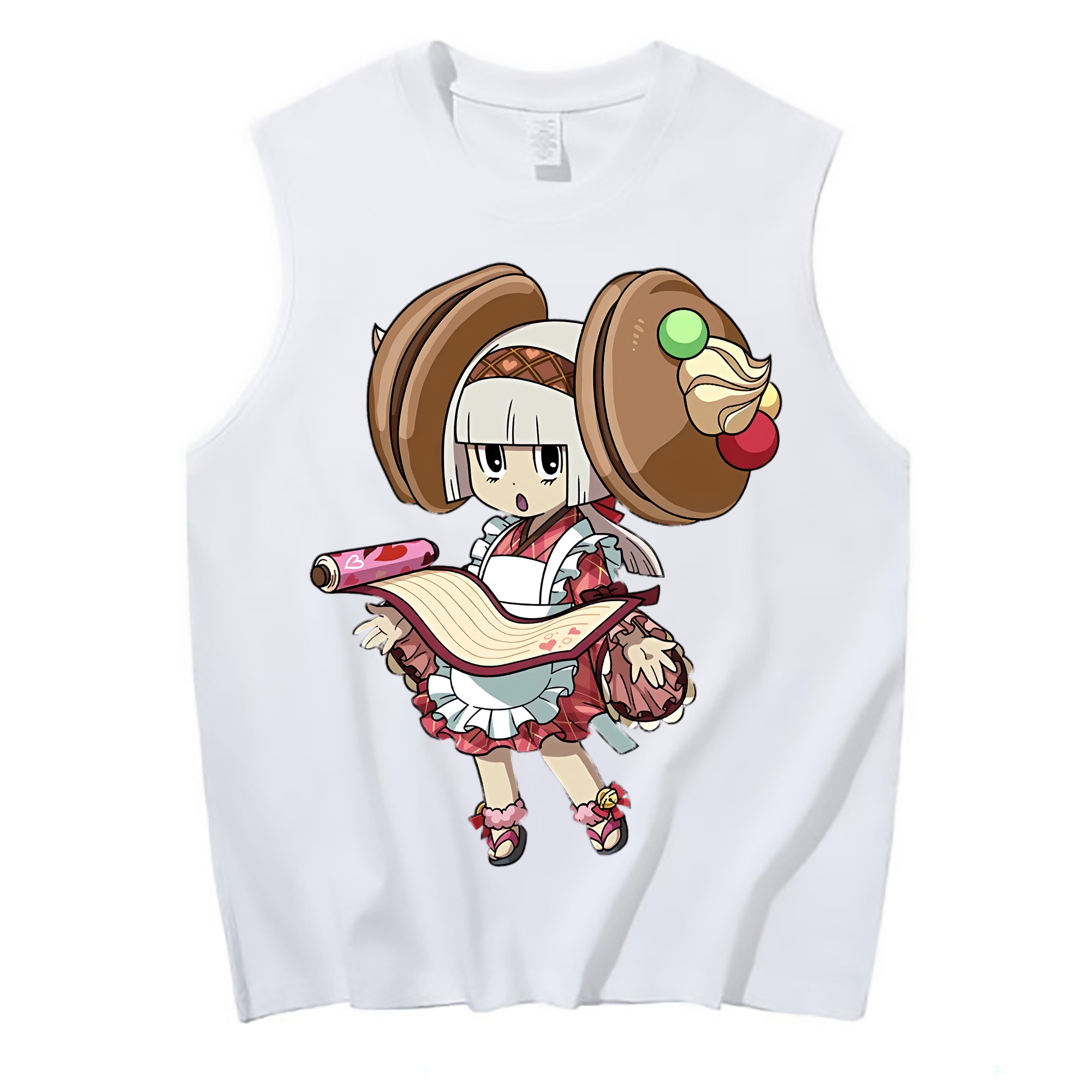 （画像用） 妖怪ウォッチ Yo-kai Watch コットン100％タンクトップ（フロントプリント）