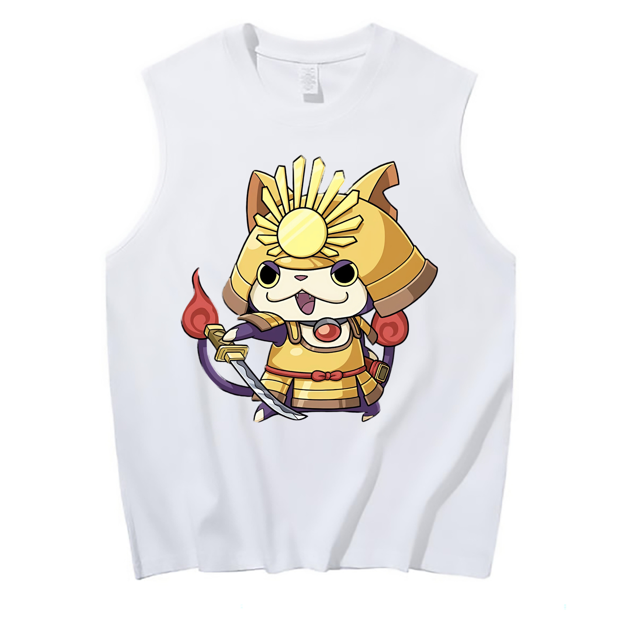 （画像用） 妖怪ウォッチ Yo-kai Watch コットン100％タンクトップ（フロントプリント）