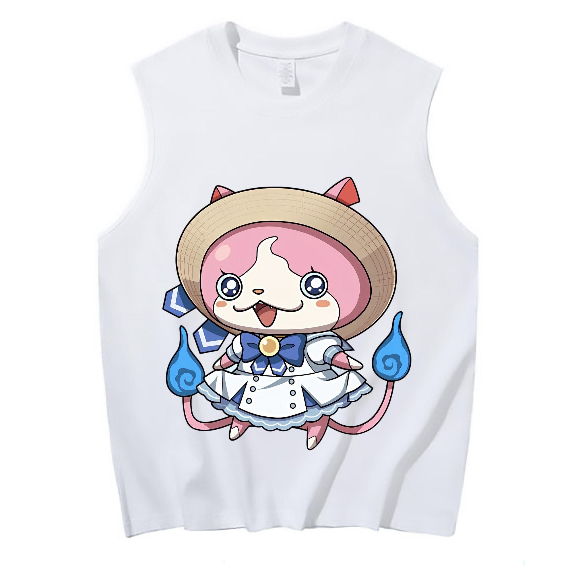 （画像用） 妖怪ウォッチ Yo-kai Watch コットン100％タンクトップ（フロントプリント）