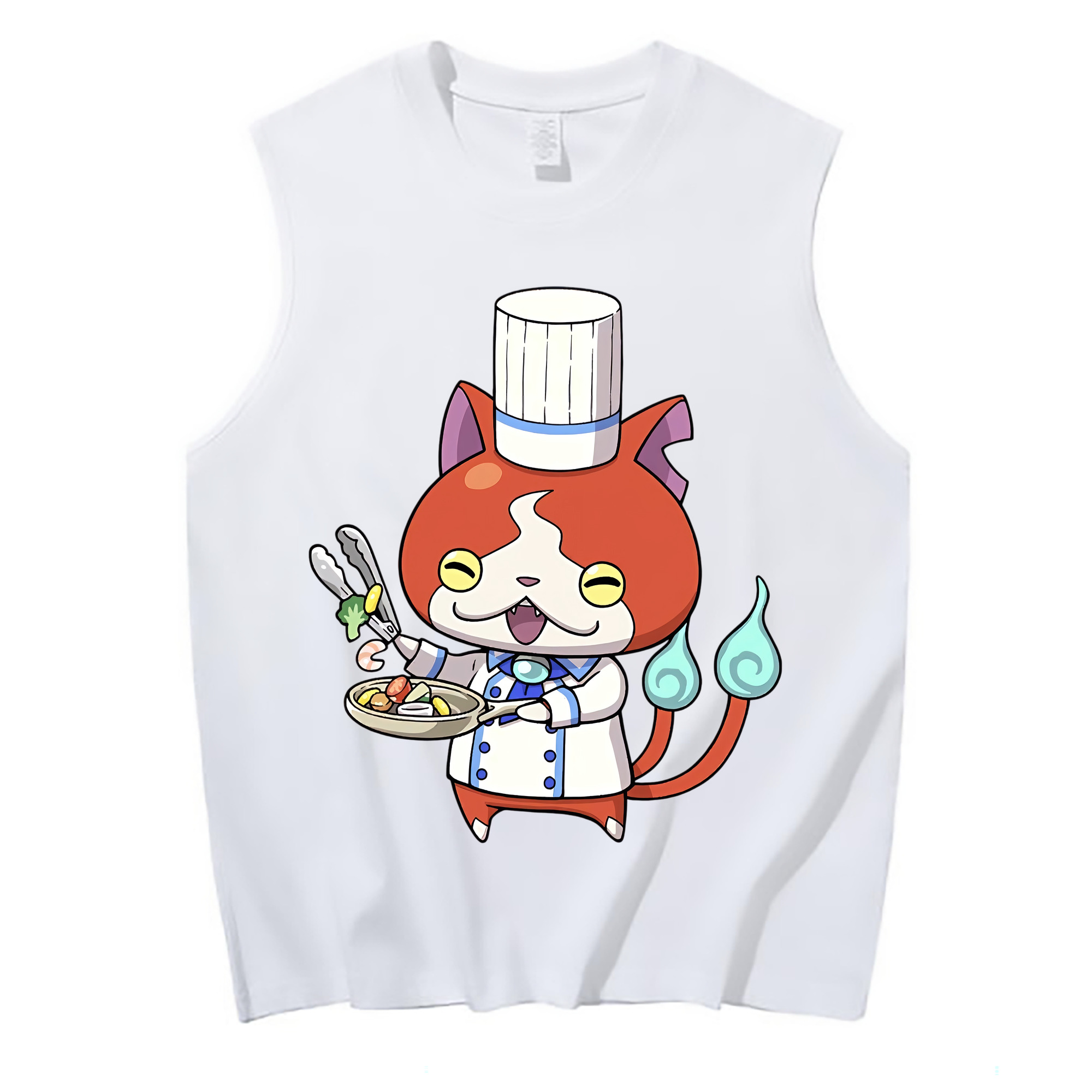 （画像用） 妖怪ウォッチ Yo-kai Watch コットン100％タンクトップ（フロントプリント）