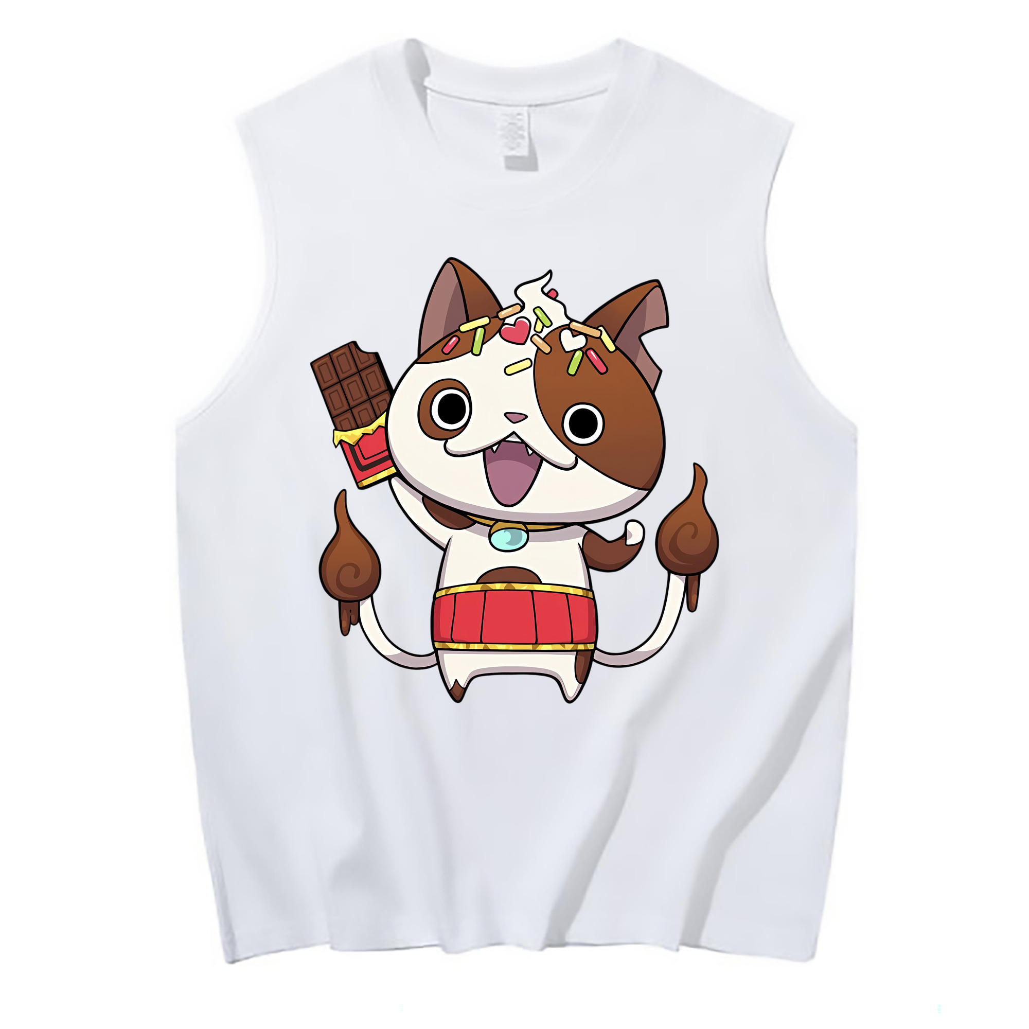 （画像用） 妖怪ウォッチ Yo-kai Watch コットン100％タンクトップ（フロントプリント）