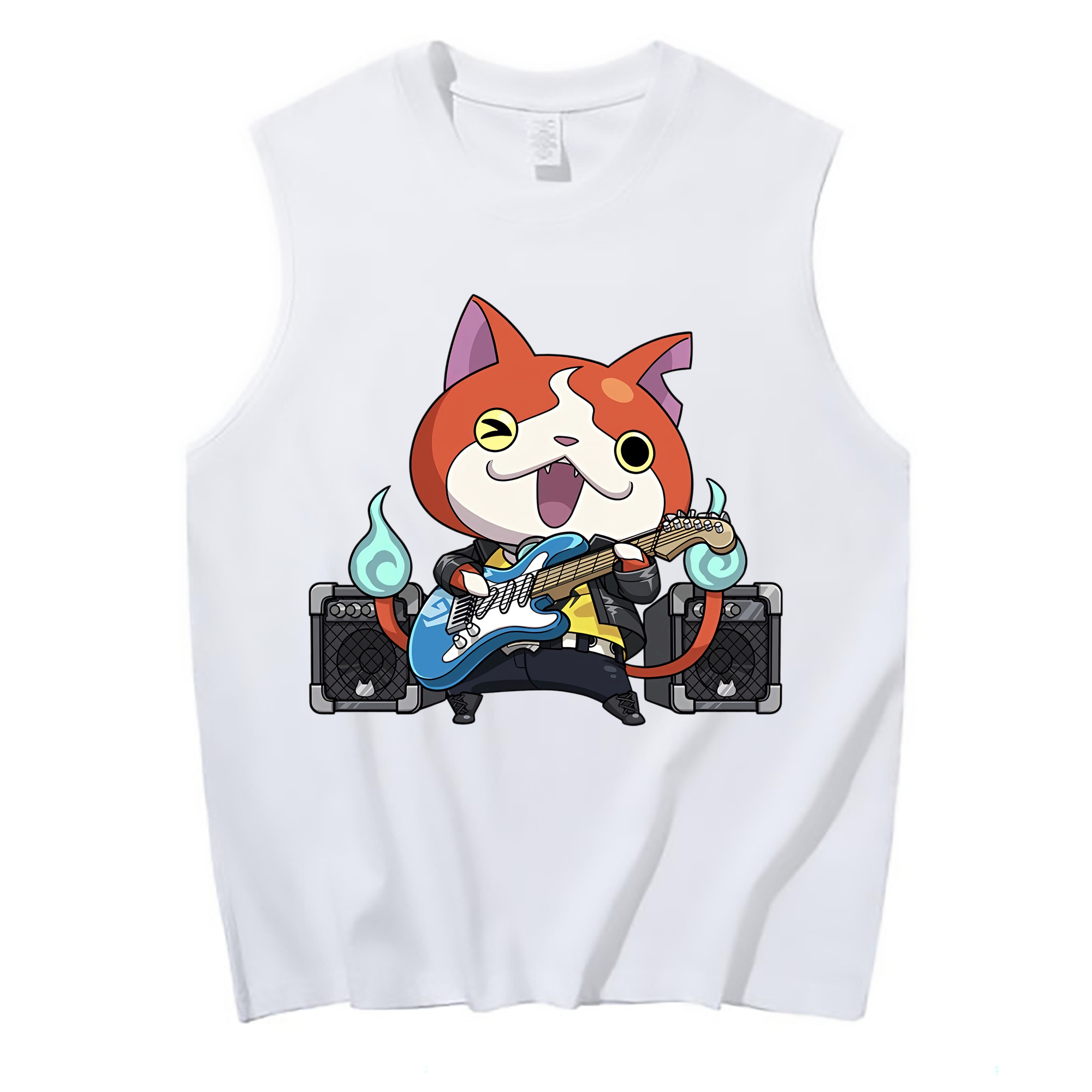 （画像用） 妖怪ウォッチ Yo-kai Watch コットン100％タンクトップ（フロントプリント）