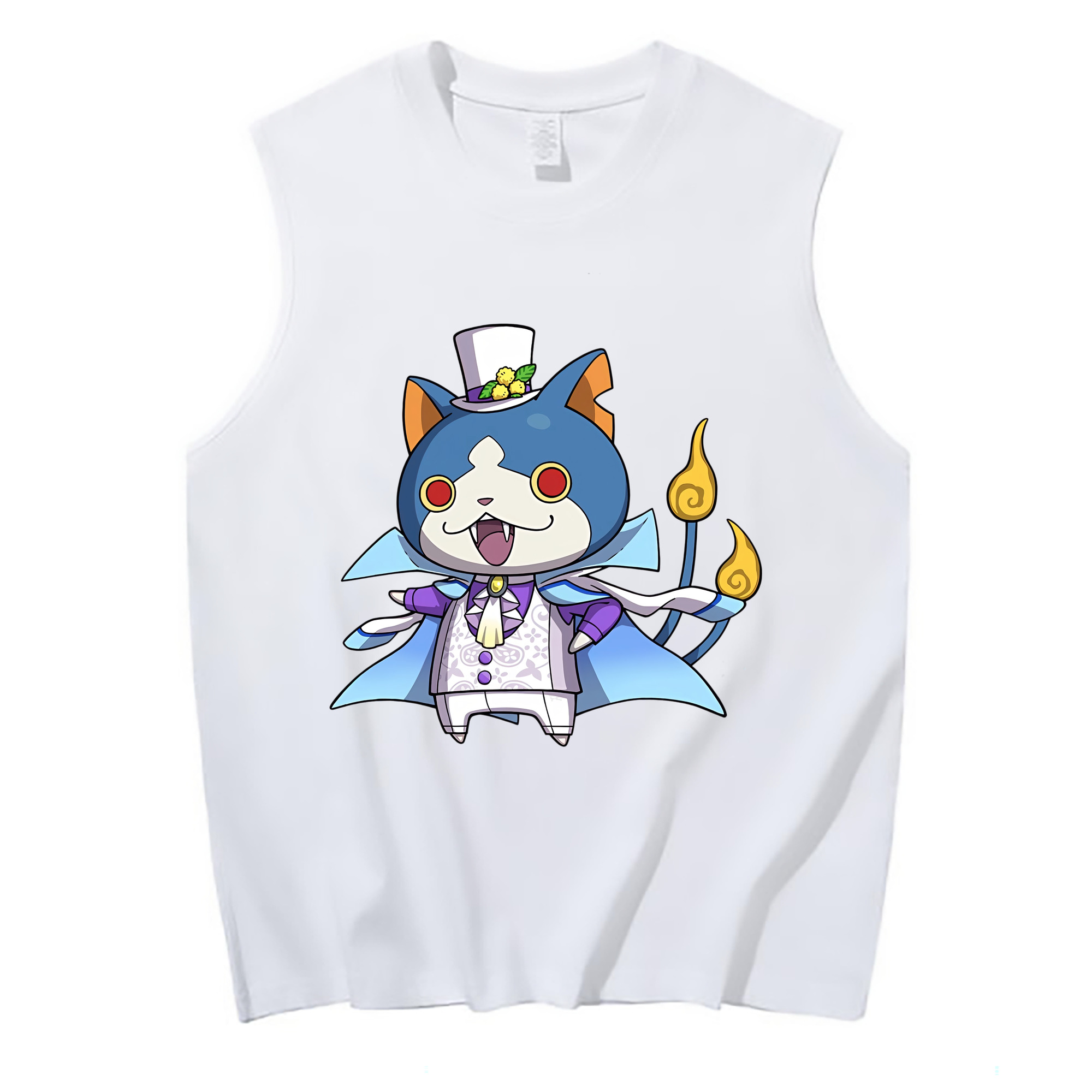 （画像用） 妖怪ウォッチ Yo-kai Watch コットン100％タンクトップ（フロントプリント）