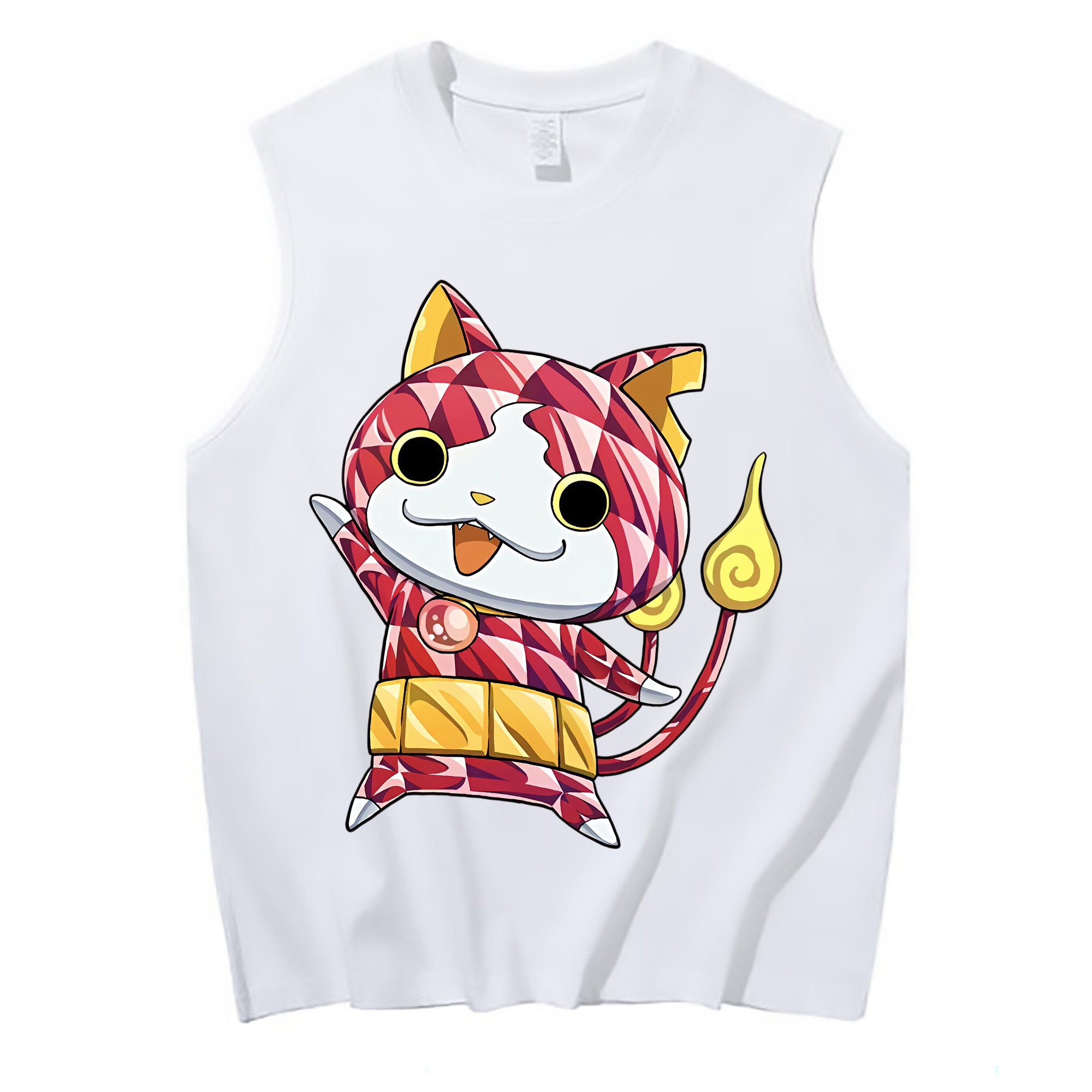 （画像用） 妖怪ウォッチ Yo-kai Watch コットン100％タンクトップ（フロントプリント）