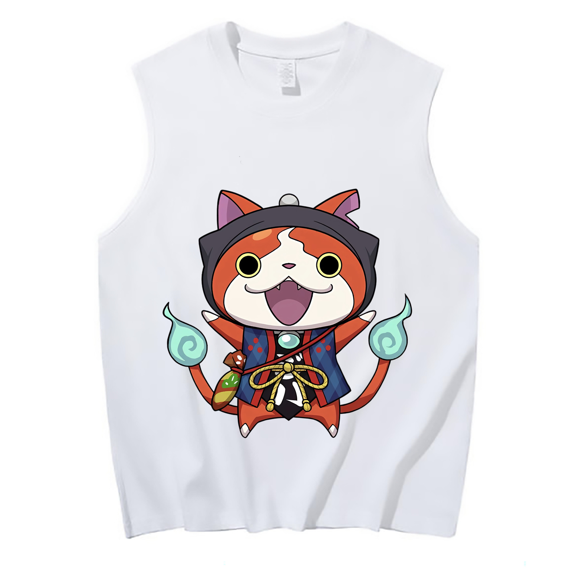 （画像用） 妖怪ウォッチ Yo-kai Watch コットン100％タンクトップ（フロントプリント）