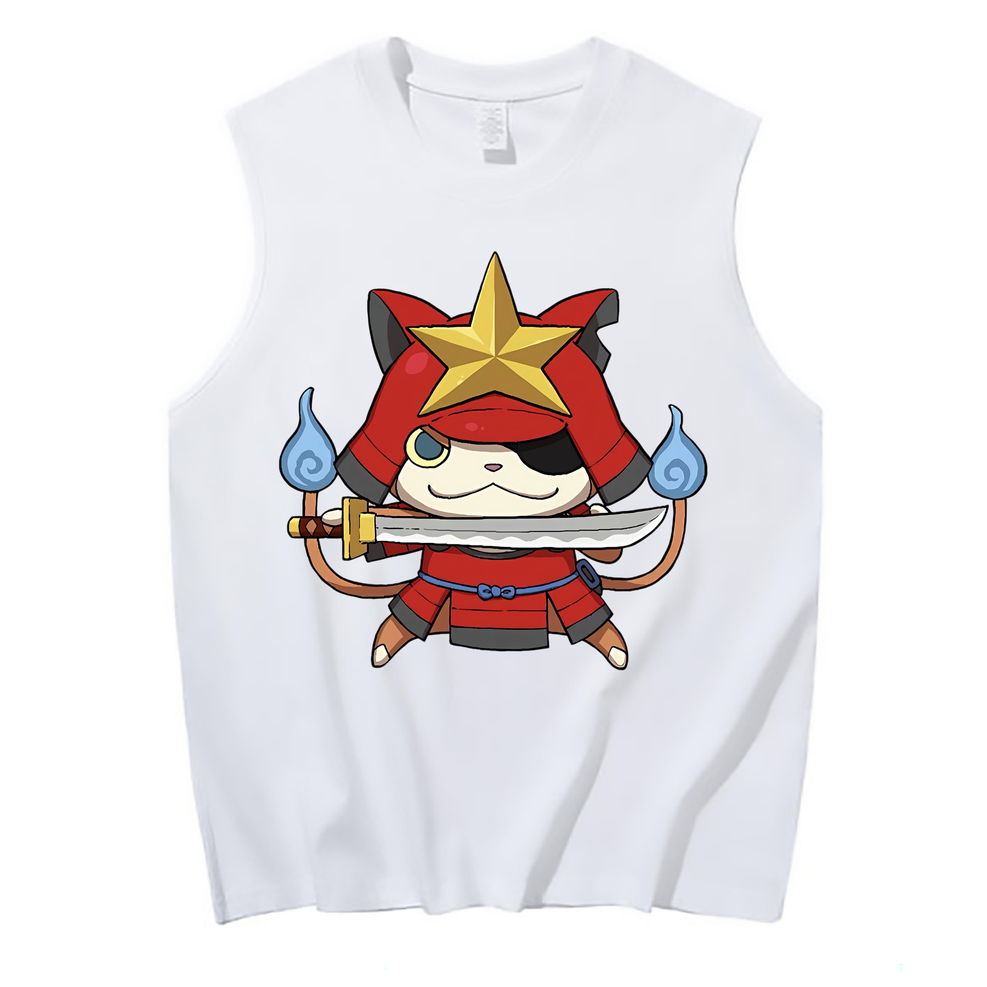 （画像用） 妖怪ウォッチ Yo-kai Watch コットン100％タンクトップ（フロントプリント）