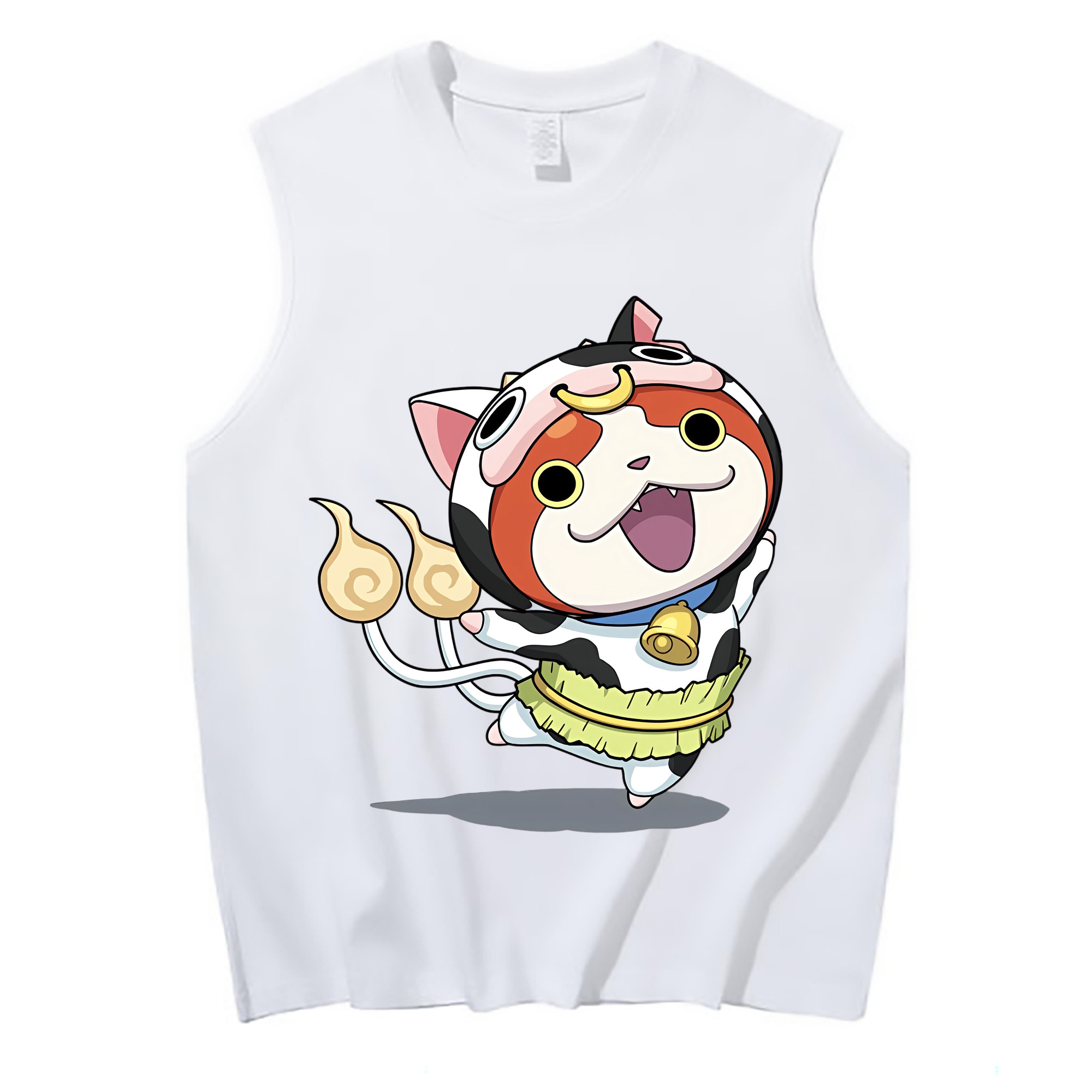 （画像用） 妖怪ウォッチ Yo-kai Watch コットン100％タンクトップ（フロントプリント）