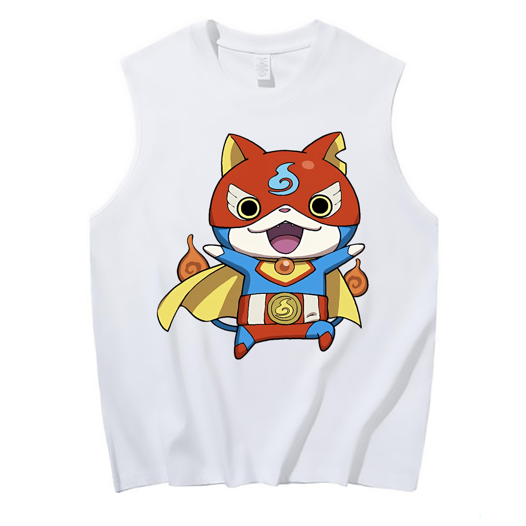 （画像用） 妖怪ウォッチ Yo-kai Watch コットン100％タンクトップ（フロントプリント）