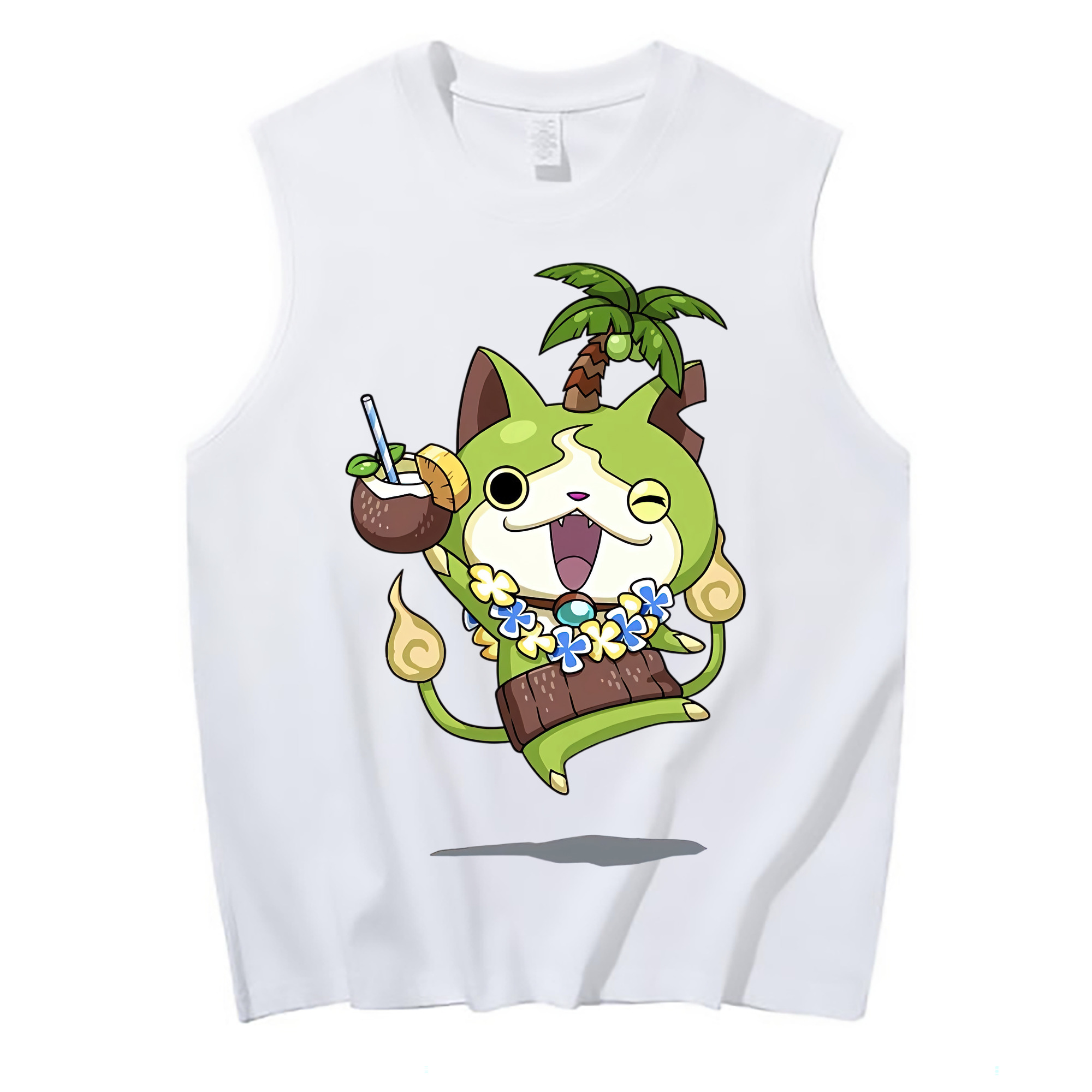 （画像用） 妖怪ウォッチ Yo-kai Watch コットン100％タンクトップ（フロントプリント）