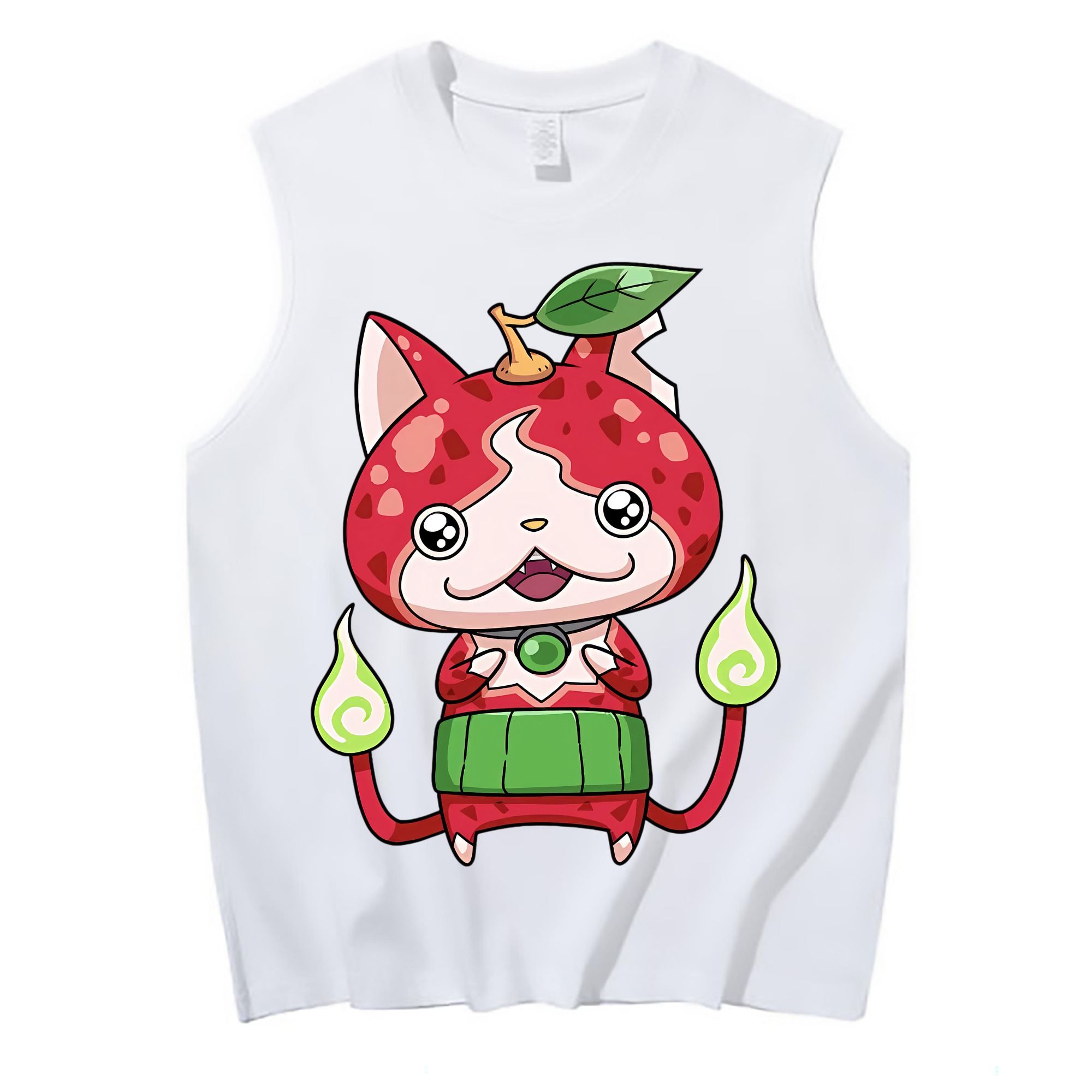 （画像用） 妖怪ウォッチ Yo-kai Watch コットン100％タンクトップ（フロントプリント）