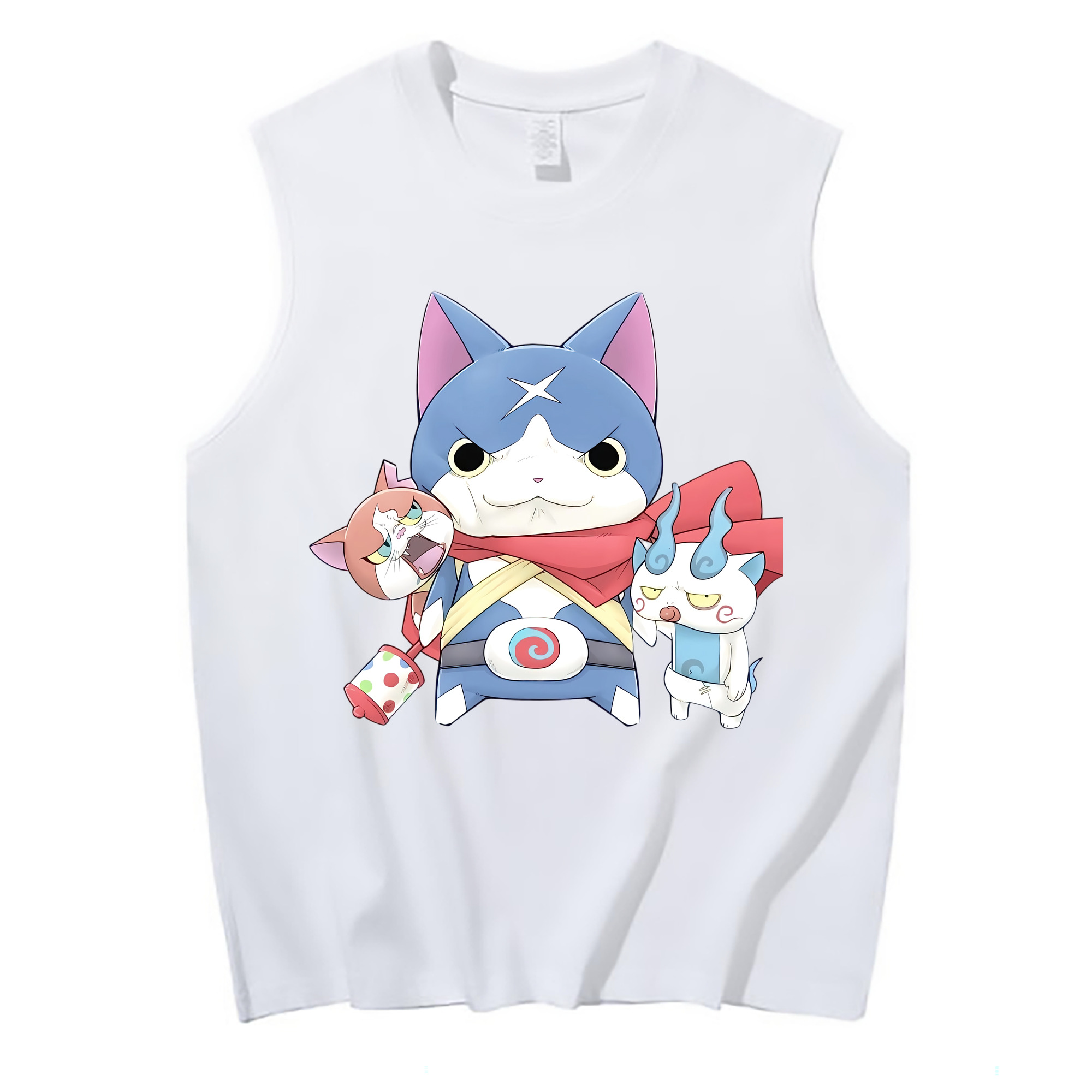 （画像用） 妖怪ウォッチ Yo-kai Watch コットン100％タンクトップ（フロントプリント）