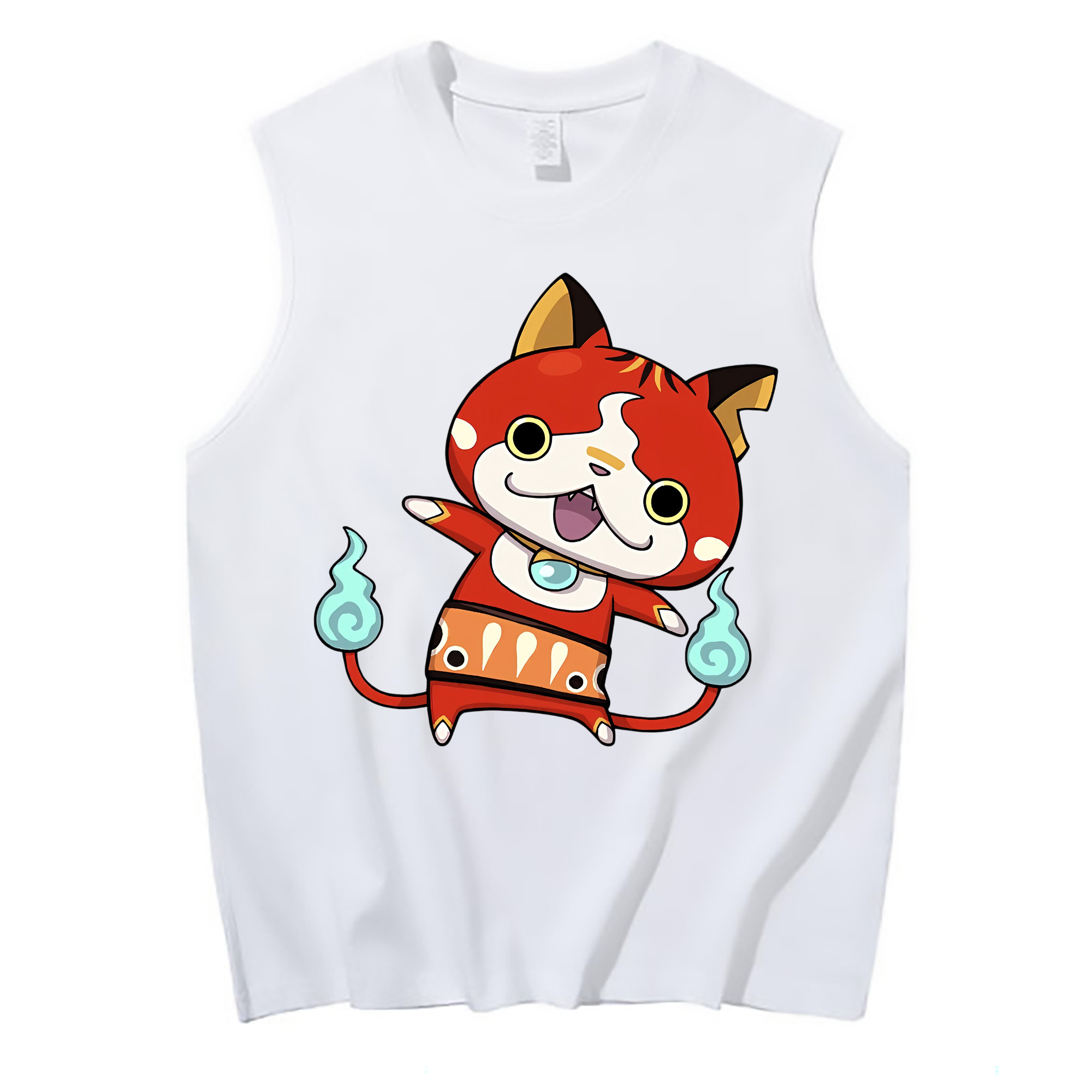 （画像用） 妖怪ウォッチ Yo-kai Watch コットン100％タンクトップ（フロントプリント）