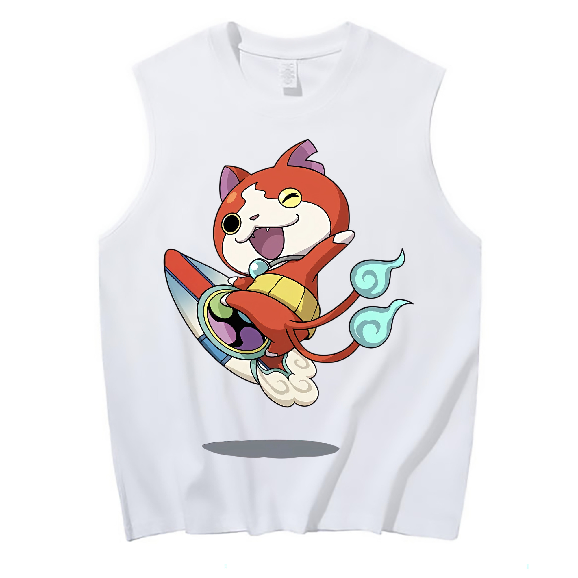 （画像用） 妖怪ウォッチ Yo-kai Watch コットン100％タンクトップ（フロントプリント）