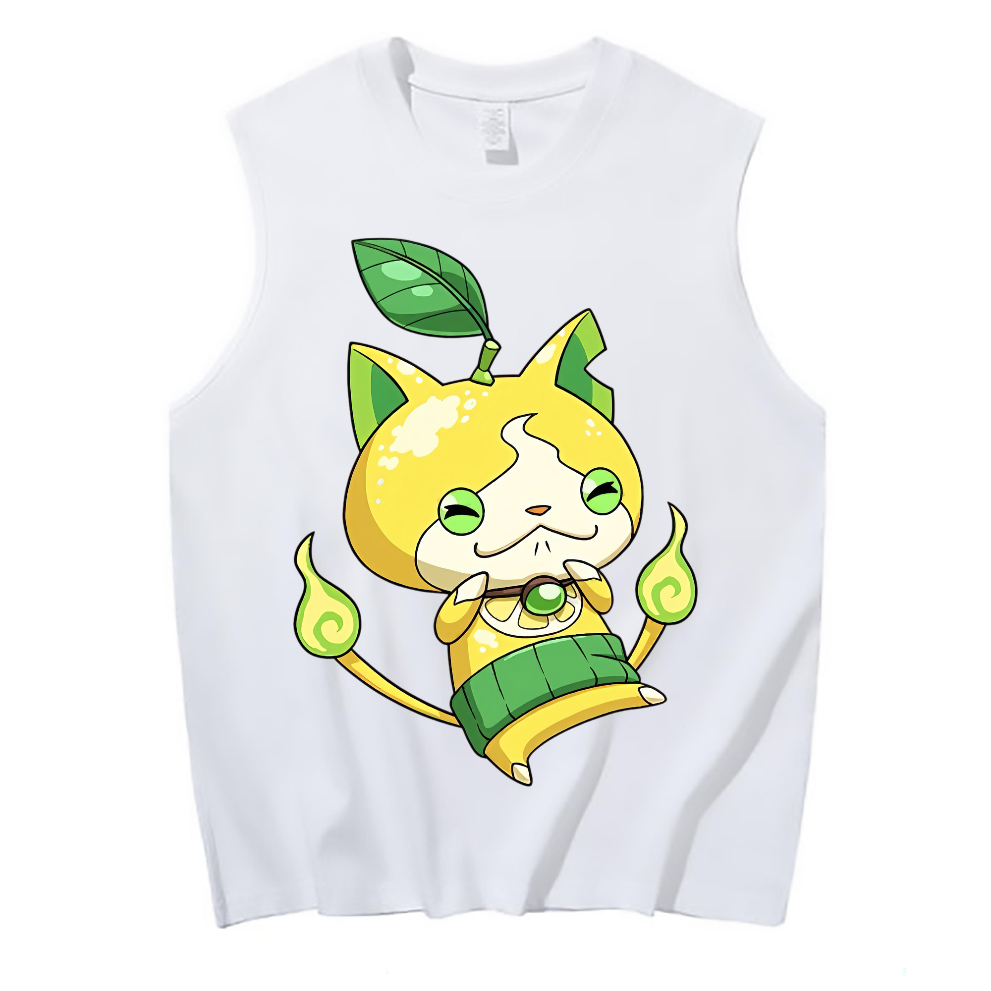 （画像用） 妖怪ウォッチ Yo-kai Watch コットン100％タンクトップ（フロントプリント）